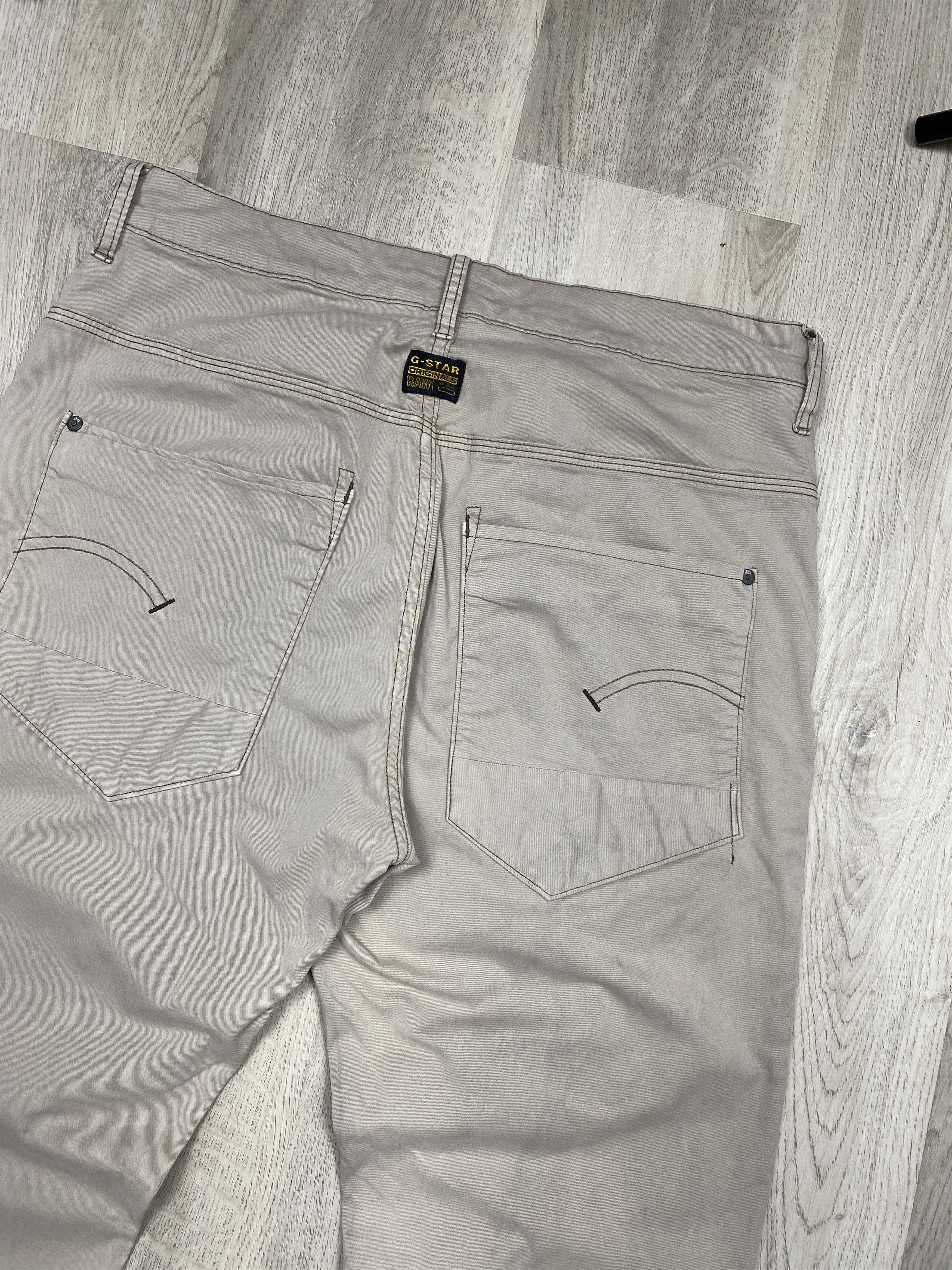 G-Star G Star Raw Vintage Mens New Radar Tapered Chino Pants Y2K Size US 33 - 2 Thumbnail