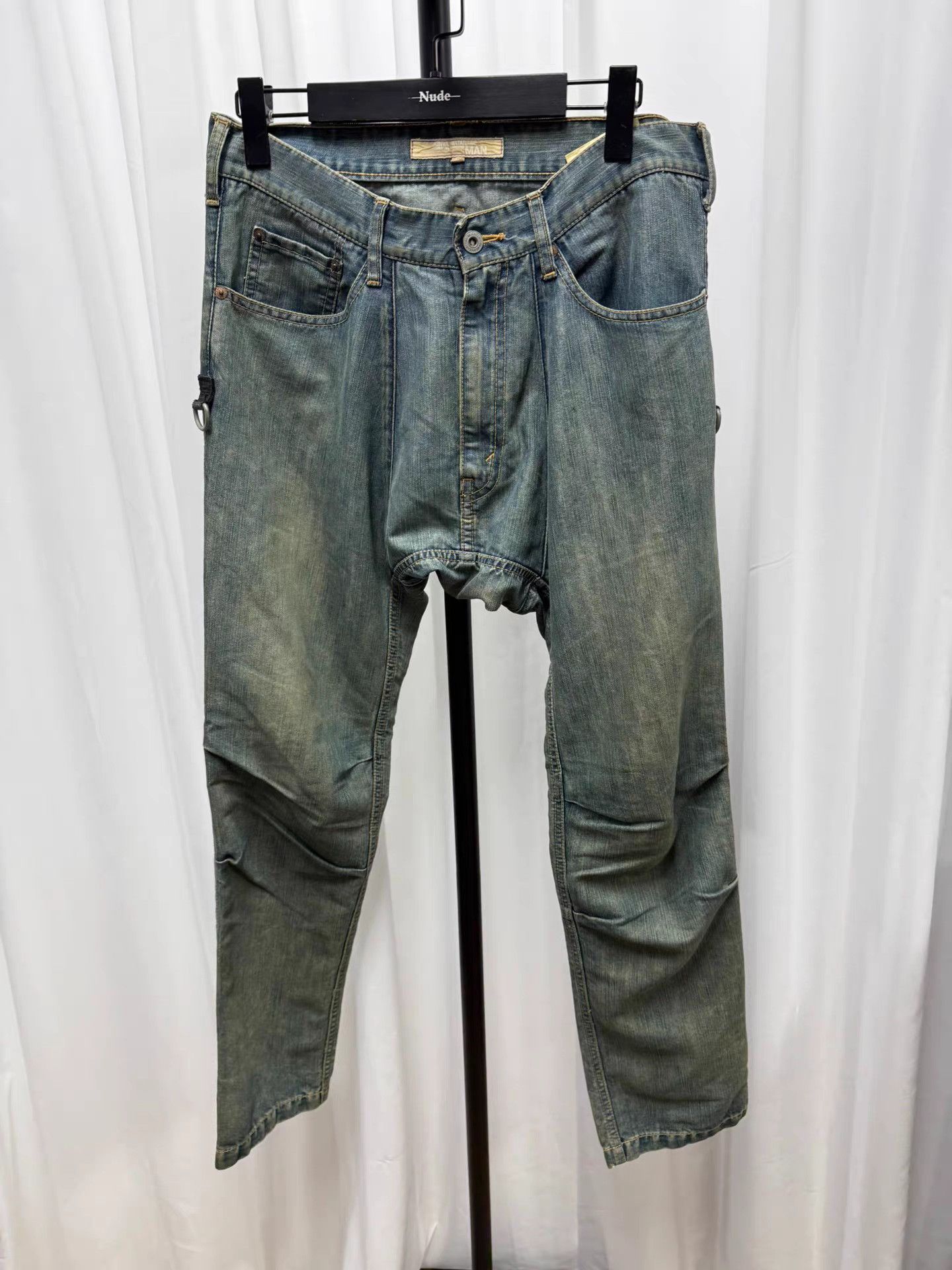 Junya Watanabe Junya Watanabe Relaxed Crotch Washed Jeans K20 Size US 33 - 1 Thumbnail
