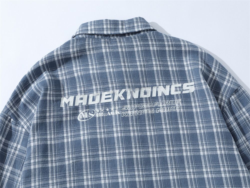 Vintage Japanese style old lapel loose casual long-sleeved shirt Size US M / EU 48-50 / 2 - 5 Thumbnail