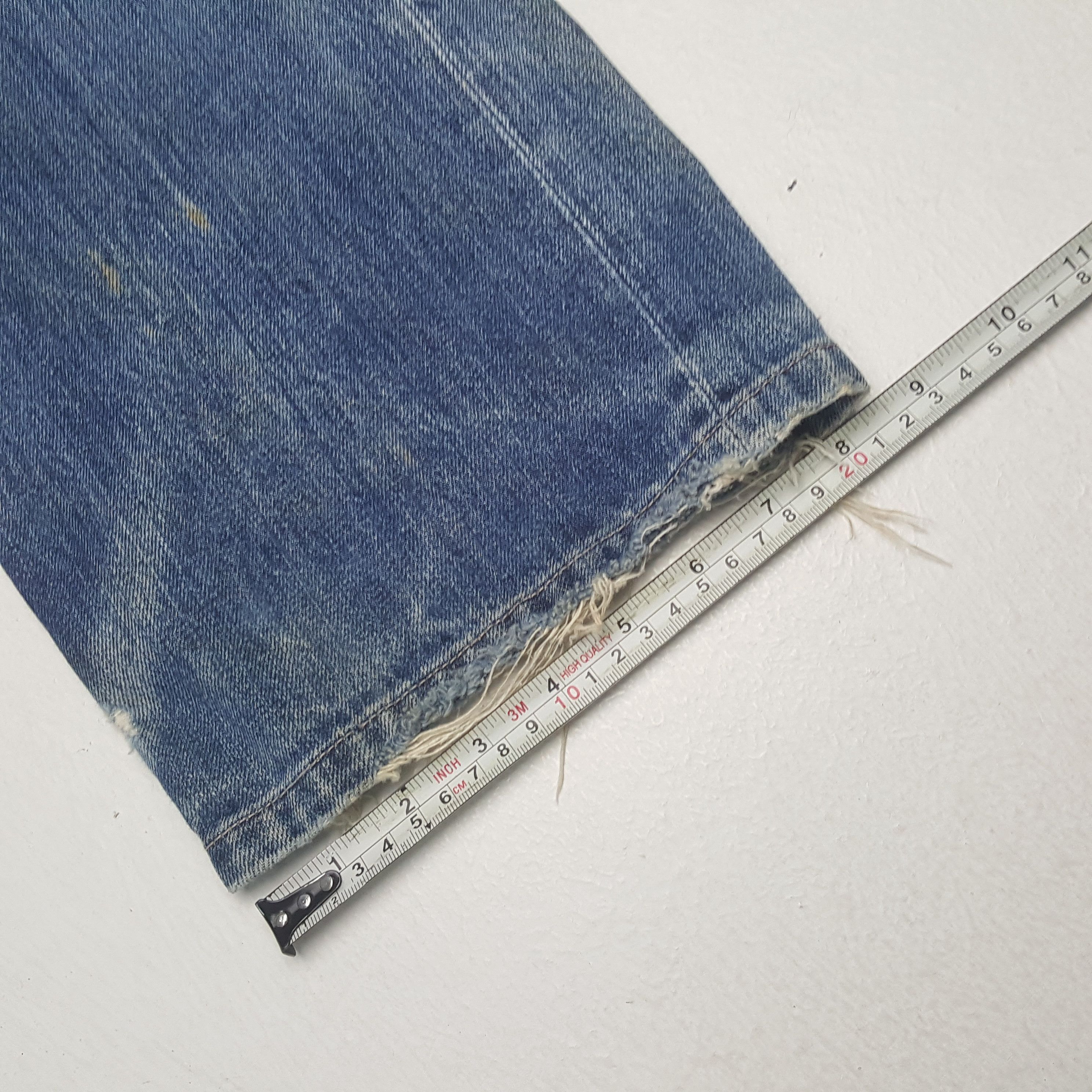 Levi's × Vintage Levi's Streetwear Style Selvedge Distressed Jeans Size US 32 / EU 48 - 16 Thumbnail