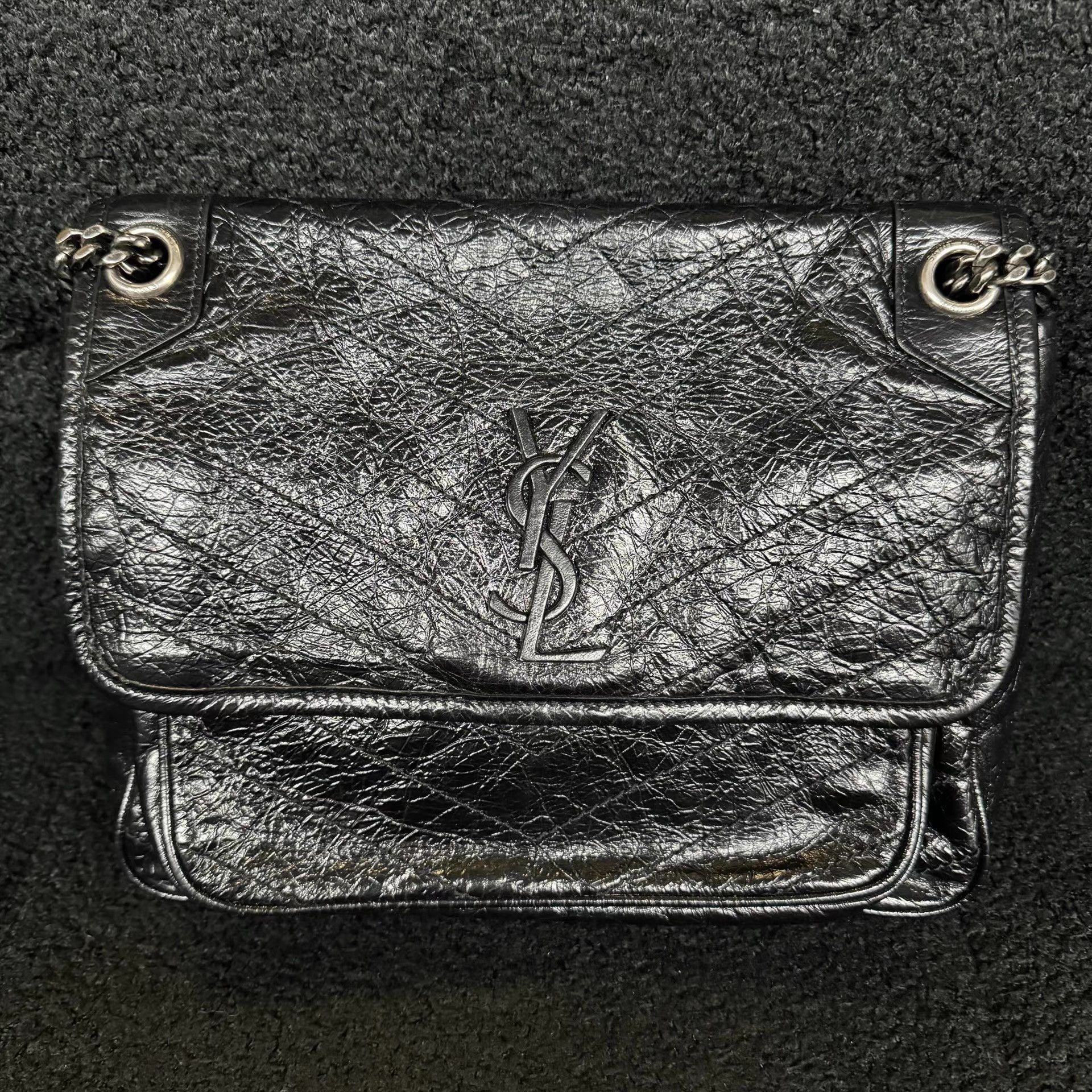 Saint Laurent Paris Quilted Leather Crossbody Bag Size ONE SIZE - 1 Thumbnail