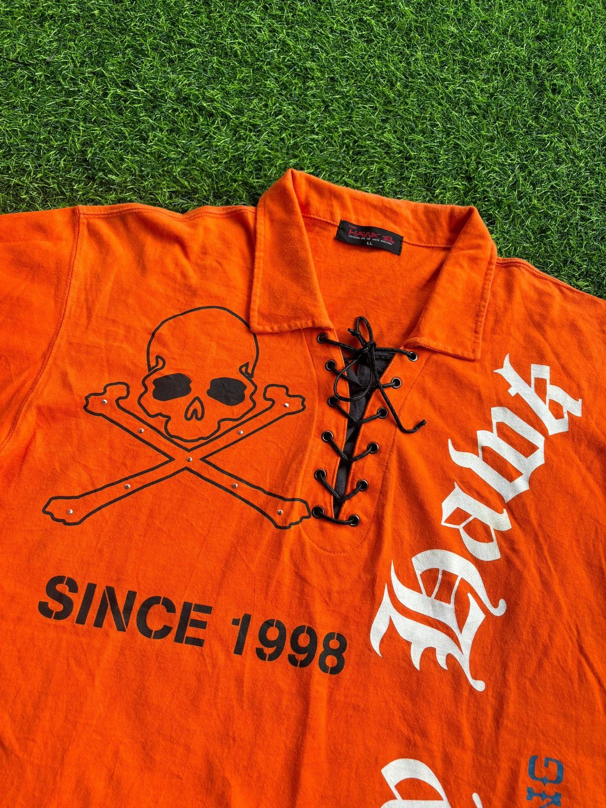 Hysteric Glamour Y2k Tony Hawk Laced Skull Punk Style Tshirt Size US XL / EU 56 / 4 - 2 Thumbnail
