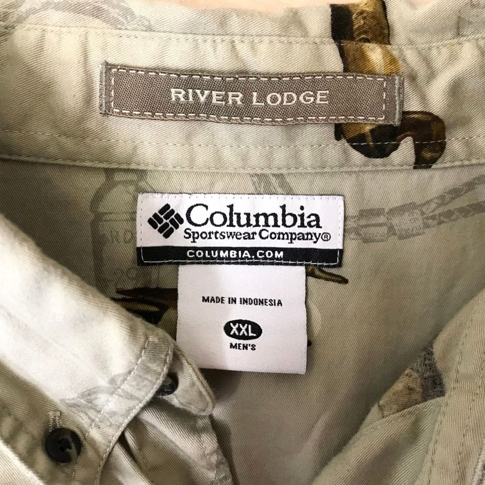 Vintage Columbia River Lodge Men's XXL Long Sleeve Duck Print Button Down Shirt Size US XXL / EU 58 / 5 - 7 Thumbnail
