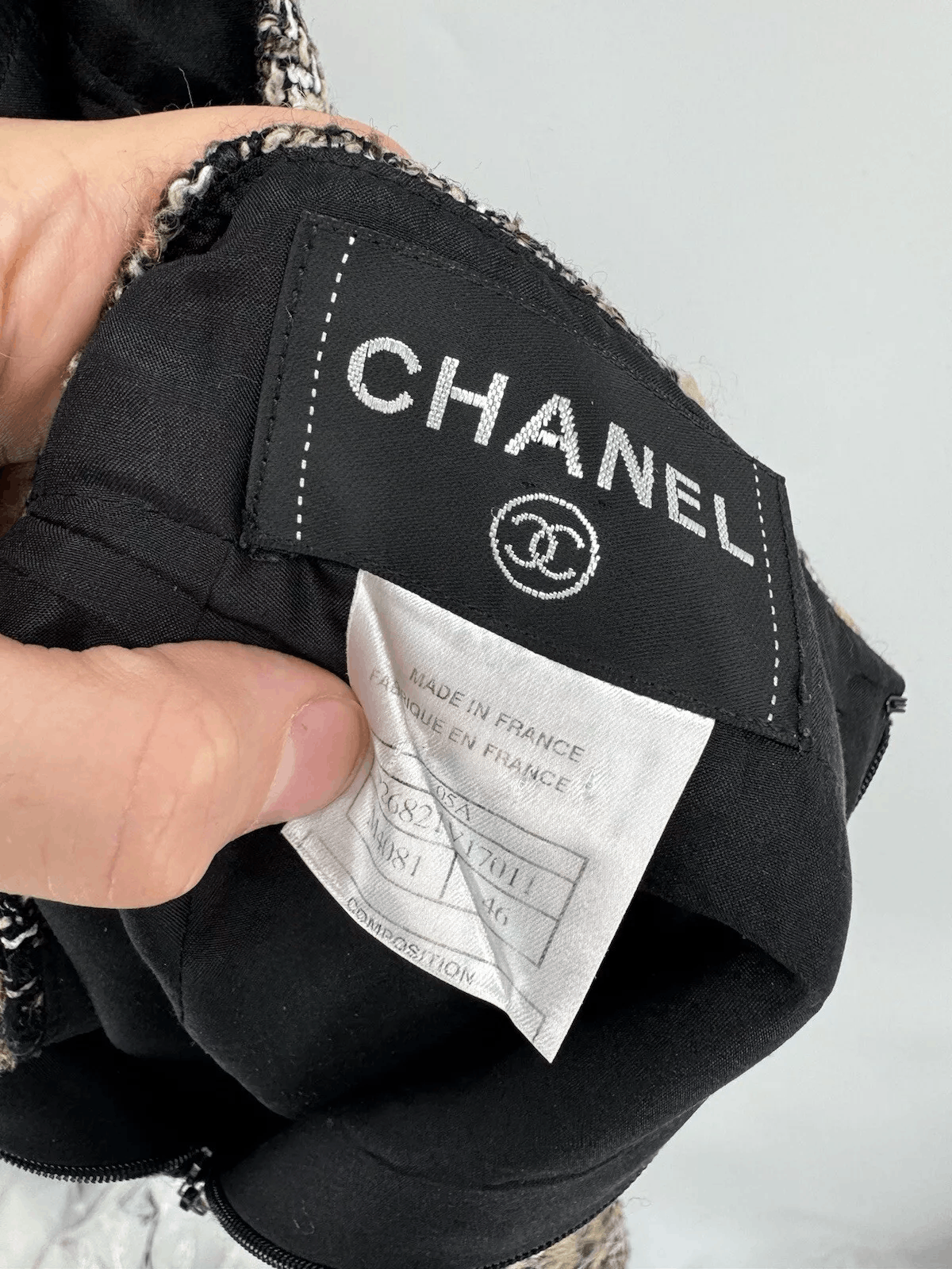 Chanel Chanel Vintage Knee-Length Tweed Skirt Size XL US14 FR46 Size 34" / US 12 / IT 48 - 8 Thumbnail