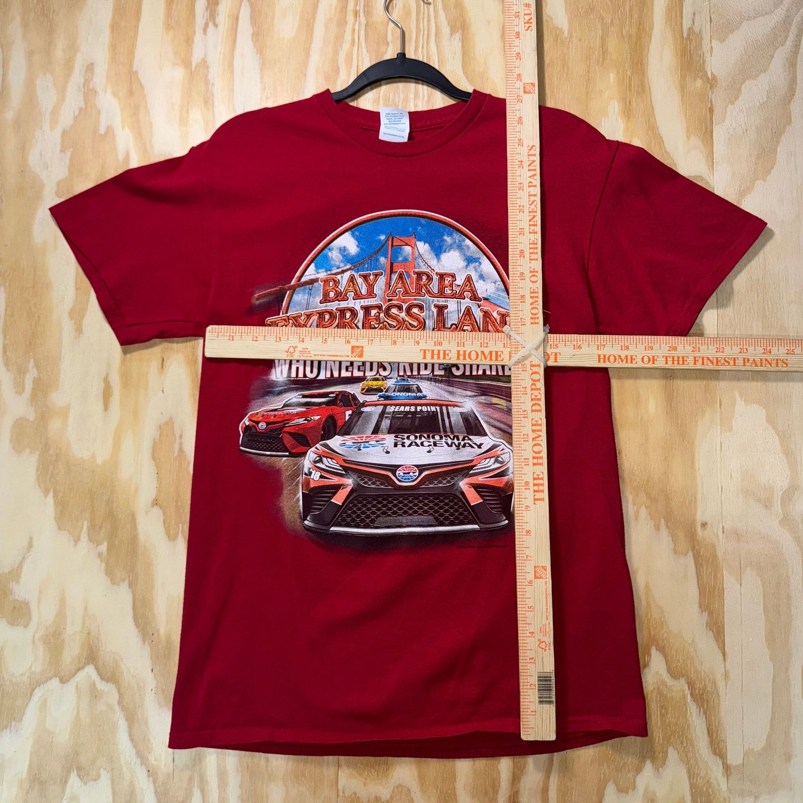 NASCAR Vintage Y2K Bay Area Xpress Lane NASCAR Sonoma raceway shirt Size US M / EU 48-50 / 2 - 4 Thumbnail
