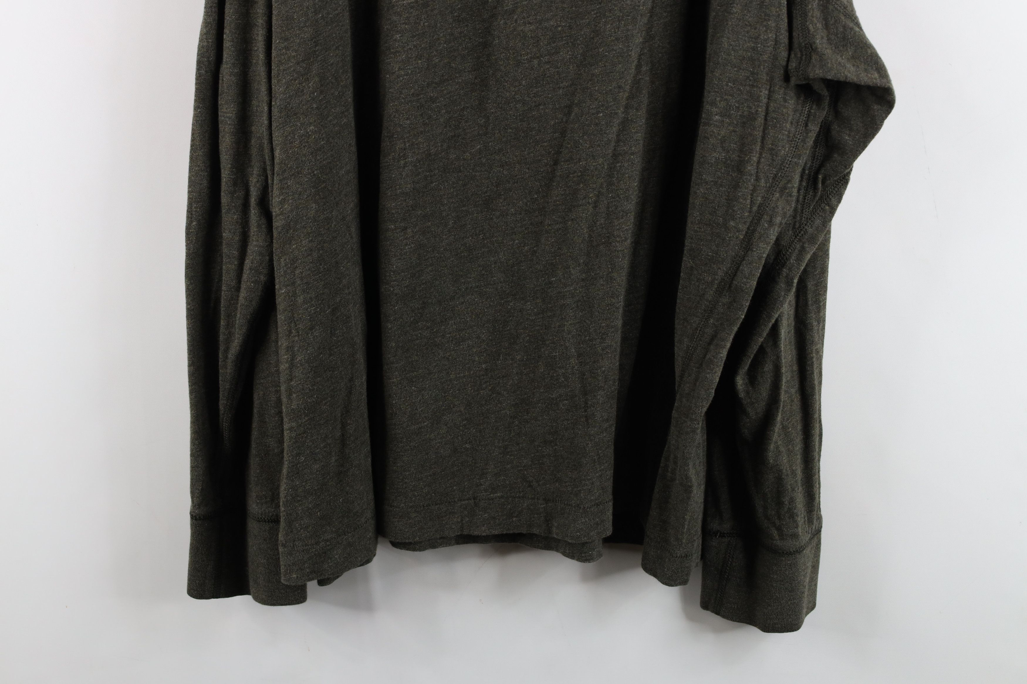 Eddie Bauer Vintage Eddie Bauer Knit Long Sleeve Henley T-Shirt Green Size US XXL / EU 58 / 5 - 12 Thumbnail