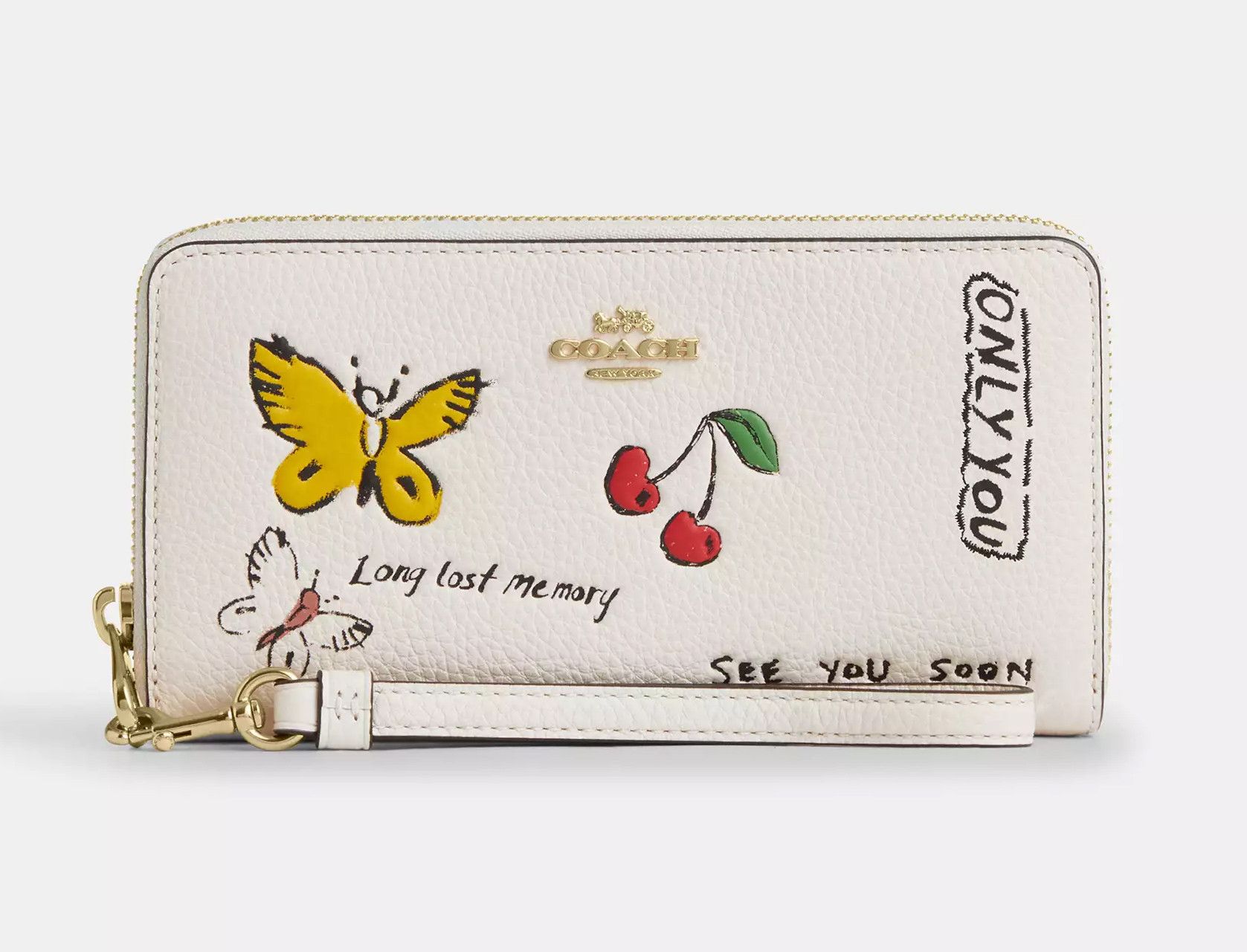 Coach Long Zip Around Wallet With Sketch Print CAX11 Size ONE SIZE - 6 Thumbnail