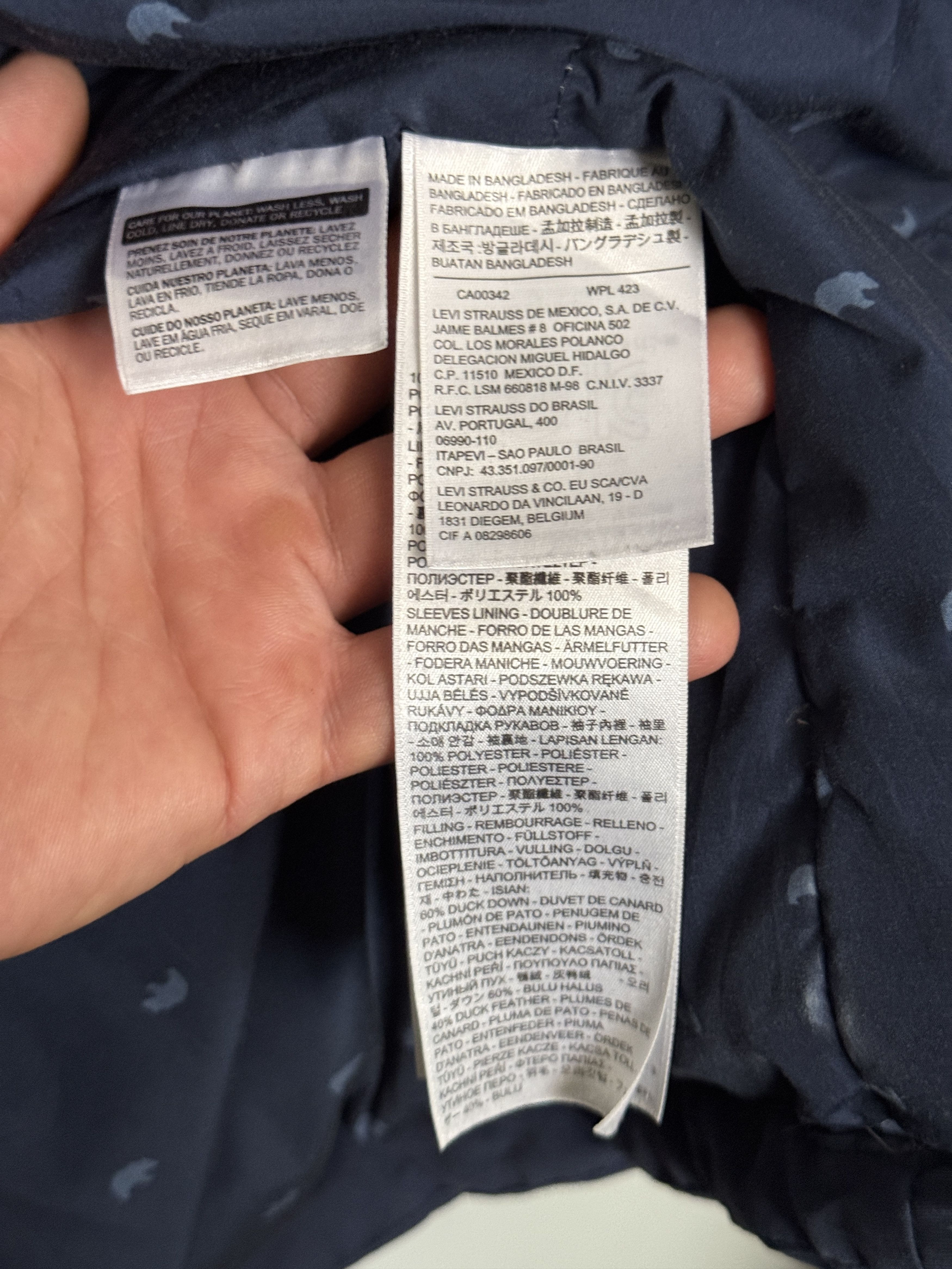 Levi's Levi’s down jacket parka puffer multipocket blue xl size Size US XL / EU 56 / 4 - 15 Thumbnail