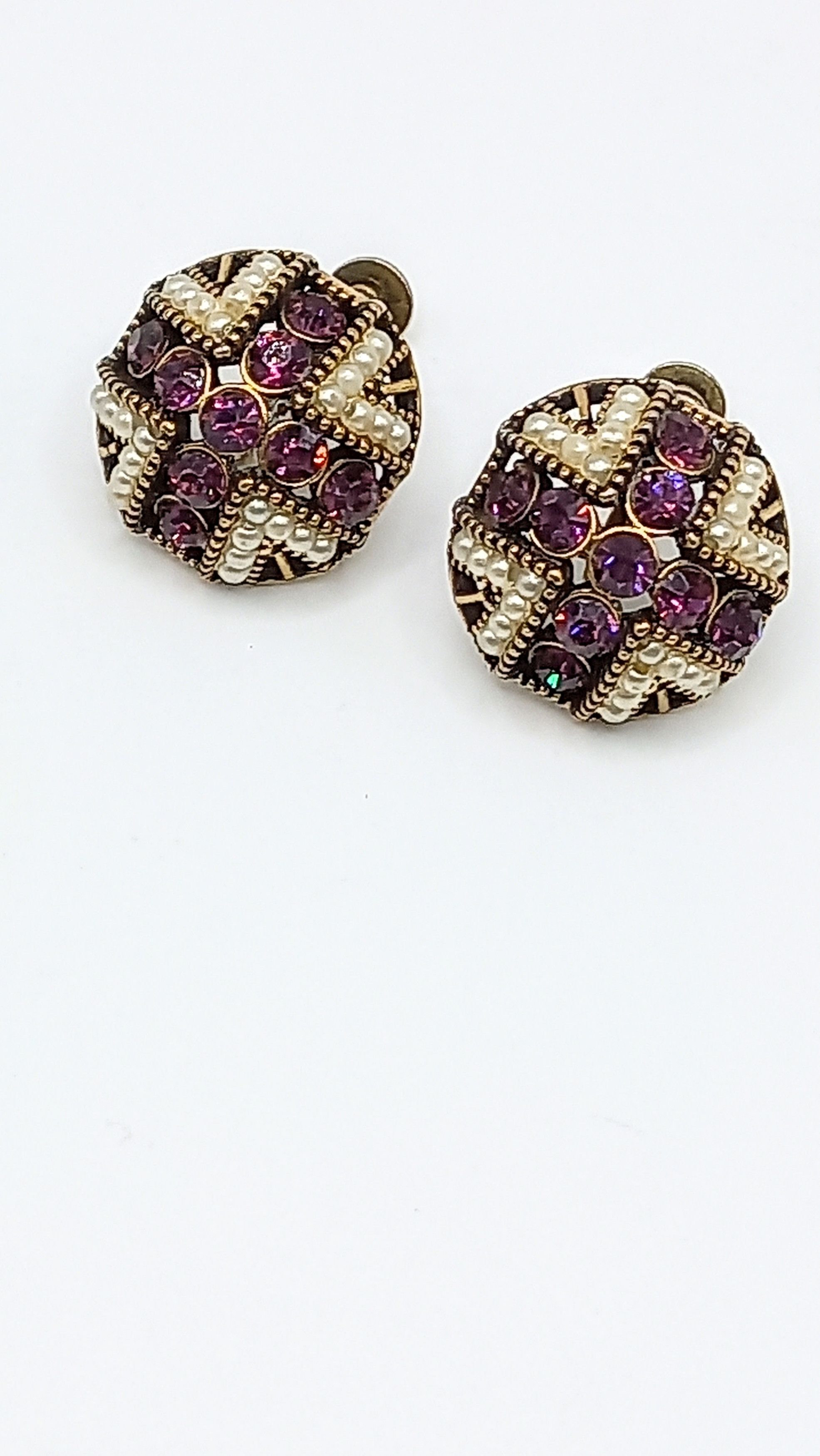 Other Vintage 1954 Hollycraft Clip On Earrings Size ONE SIZE - 5 Thumbnail