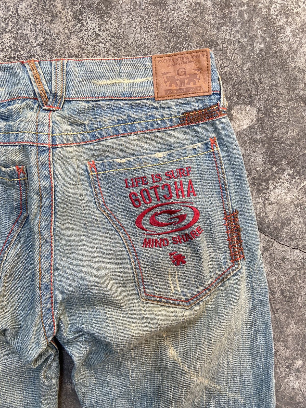 Gotcha Gotcha jeans distressed statement jeans Size US 32 / EU 48 - 5 Thumbnail