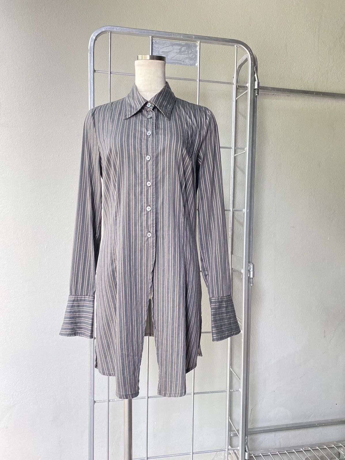 Transit Transit vintage striped long shirt Size XS / US 0-2 / IT 36-38 - 20 Thumbnail