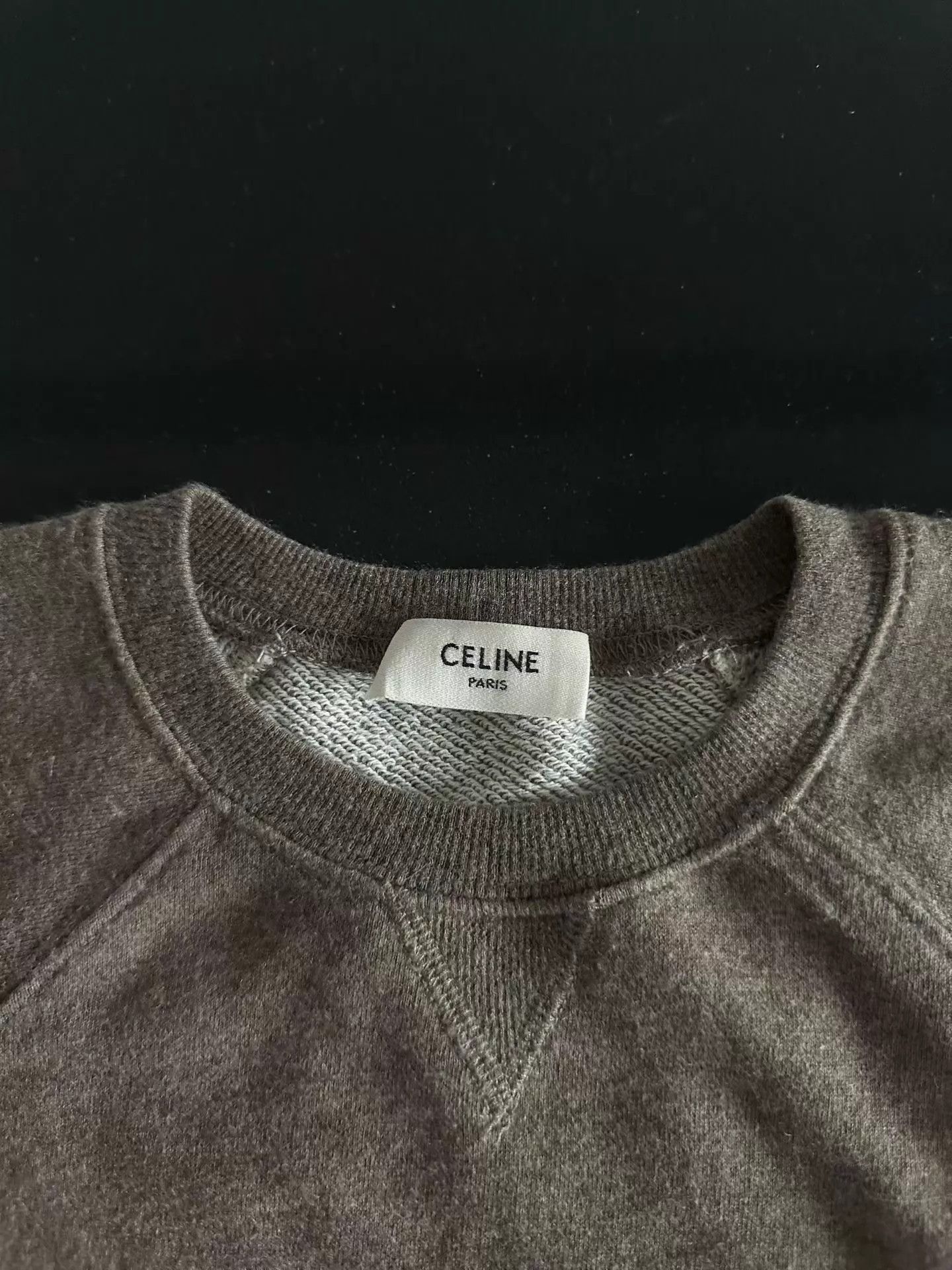 Celine celine brown flocked sweatshirt xs 98 new Size US XS / EU 42 / 0 - 3 Thumbnail
