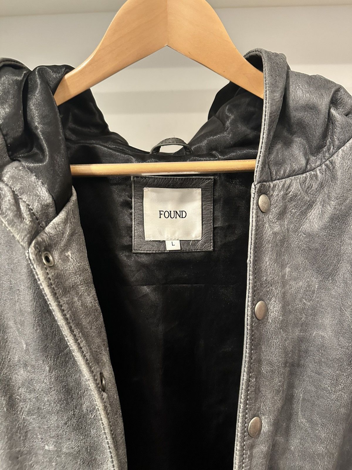 Other Found Leather Jacket Hoodie Size US L / EU 52-54 / 3 - 6 Thumbnail