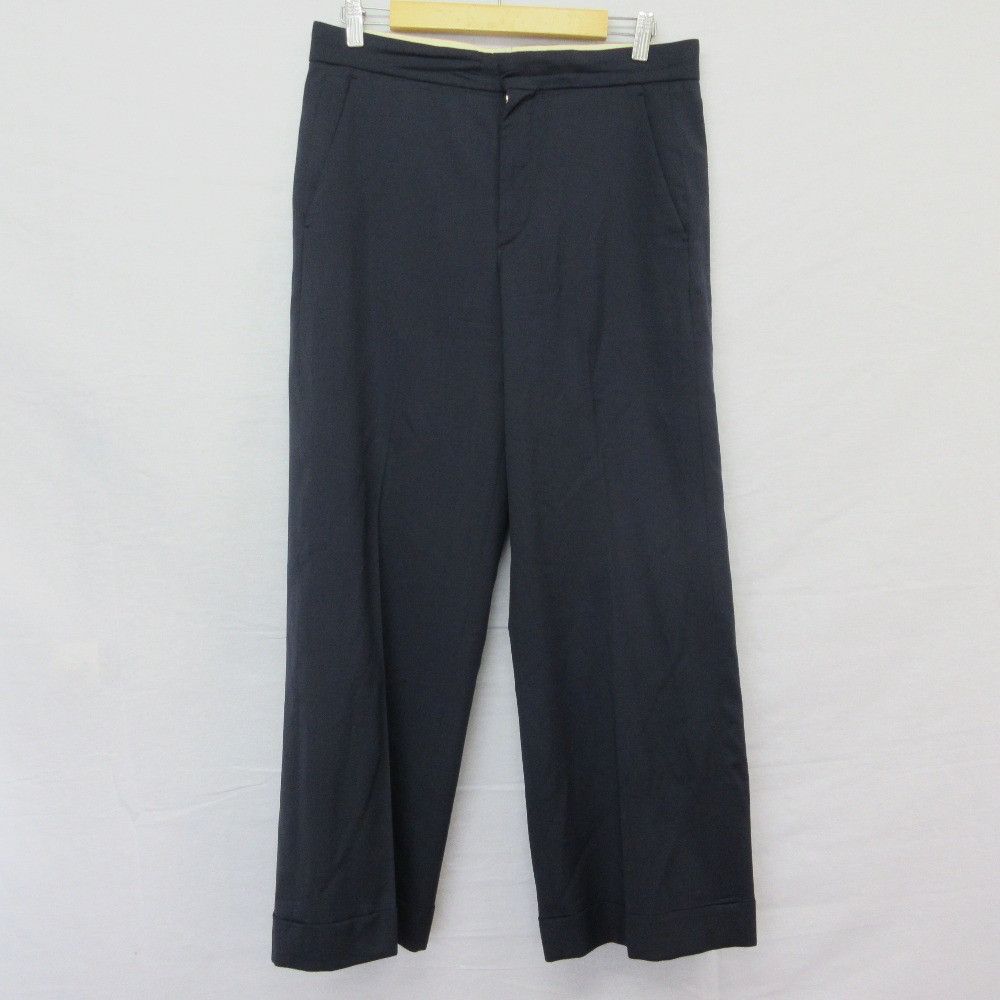 Other Other Drawer Wool Gabardine Wide Trousers Textile Pants 6514-236-1093 DUTY FREE for USA Size ONE SIZE - 1 Thumbnail
