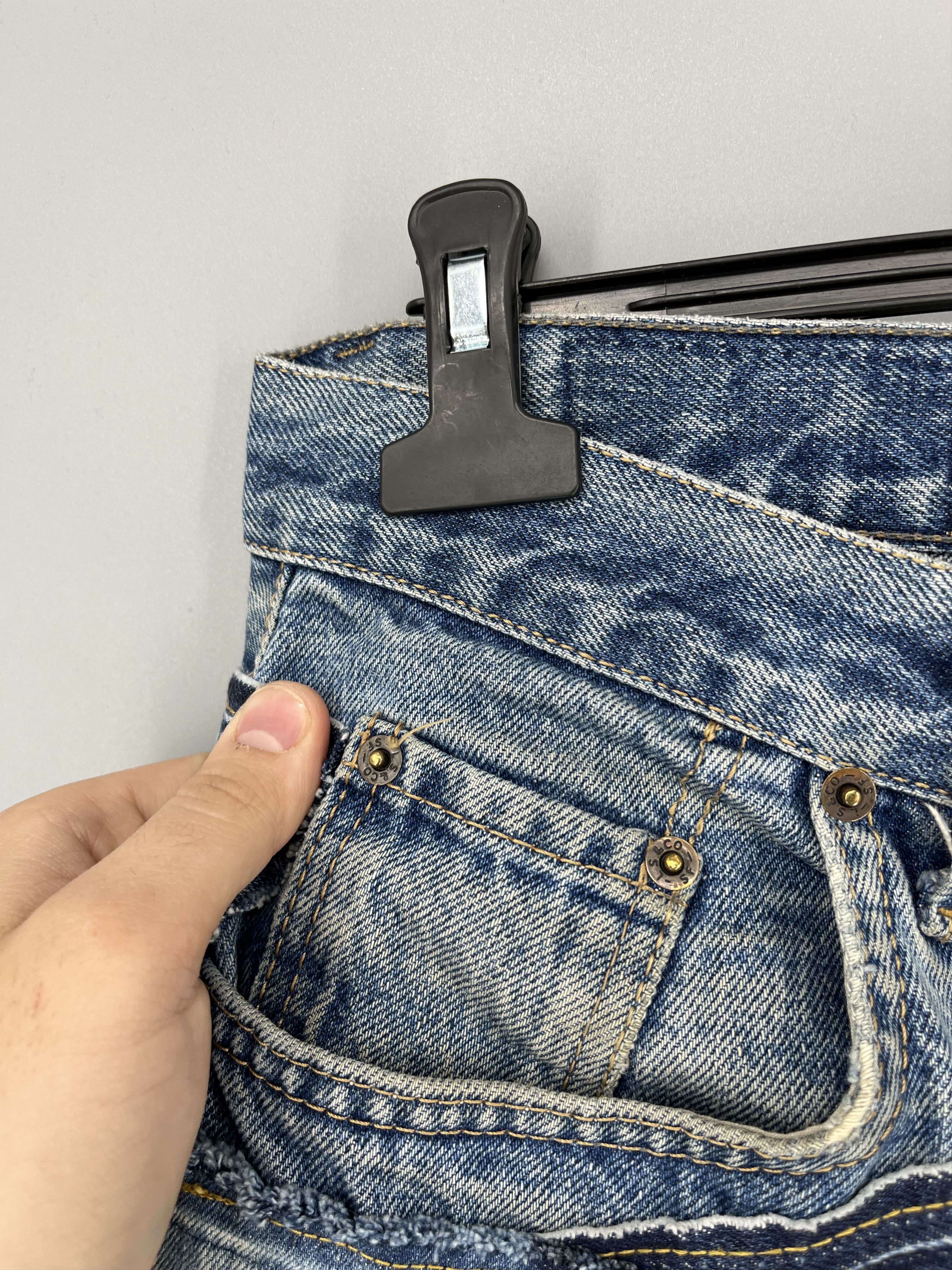 Other 90s Levi’s 501 Patchwork Multipocket Denim Custom Jeans USA Size US 34 / EU 50 - 11 Thumbnail