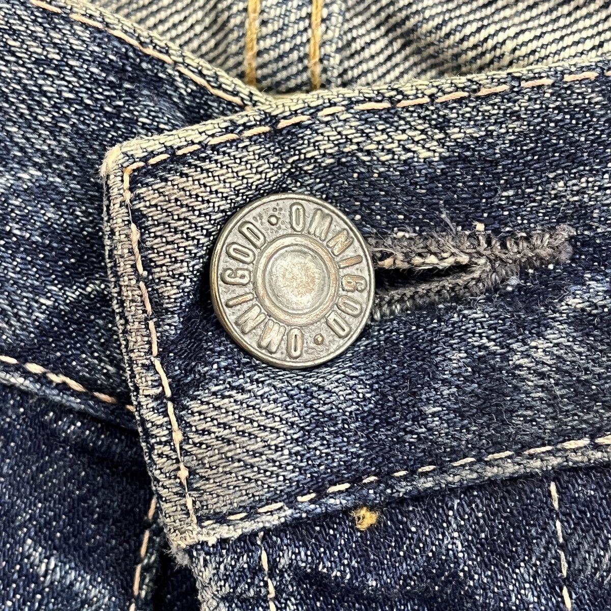 Japanese Brand × OMNIGOD × Vintage Vintage Omnigod Buttons Denim Japan Size US 30 / EU 46 - 5 Thumbnail