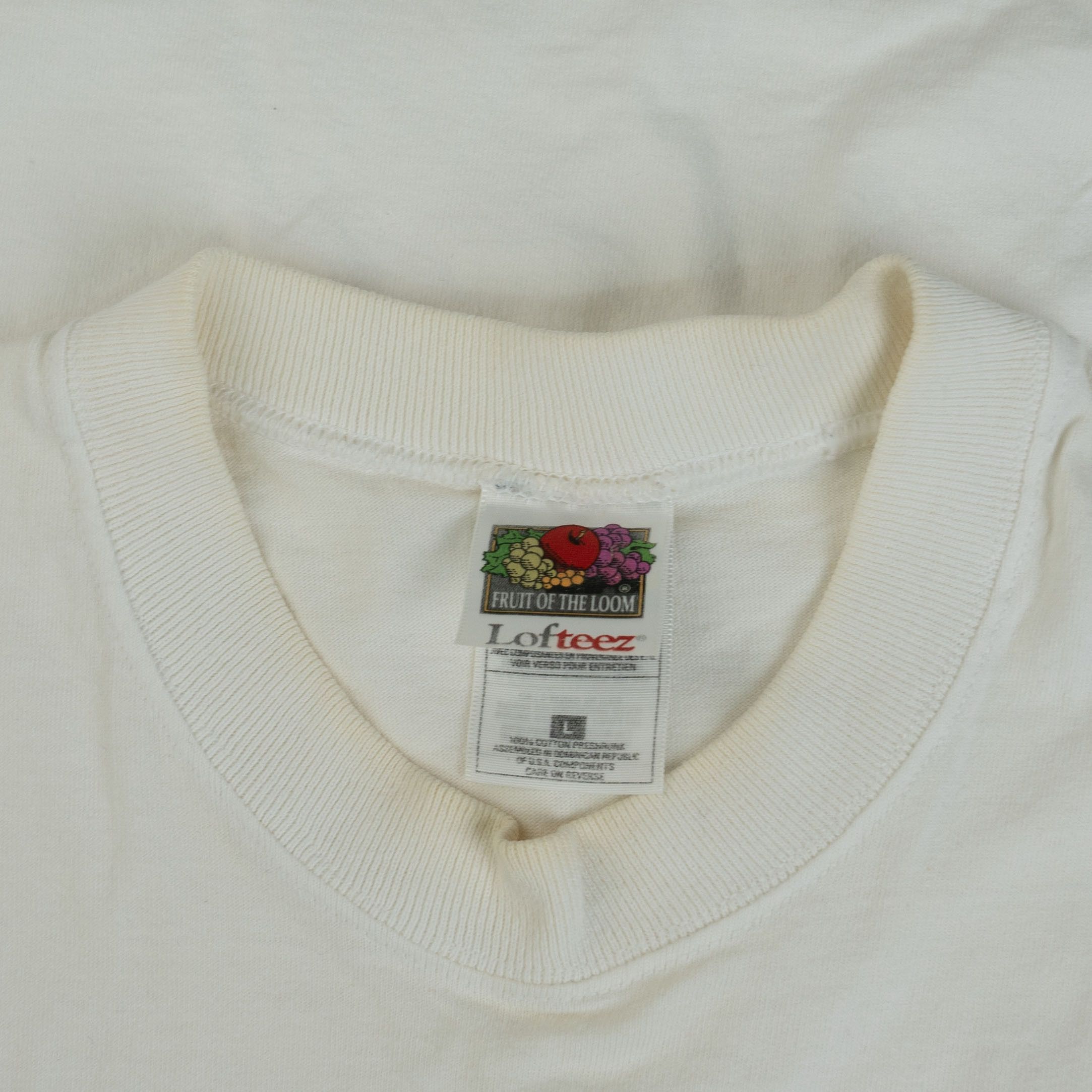 Fruit Of The Loom Vintage 1990's Long Way From Home Cowboy Tee Shirt Size US L / EU 52-54 / 3 - 3 Thumbnail