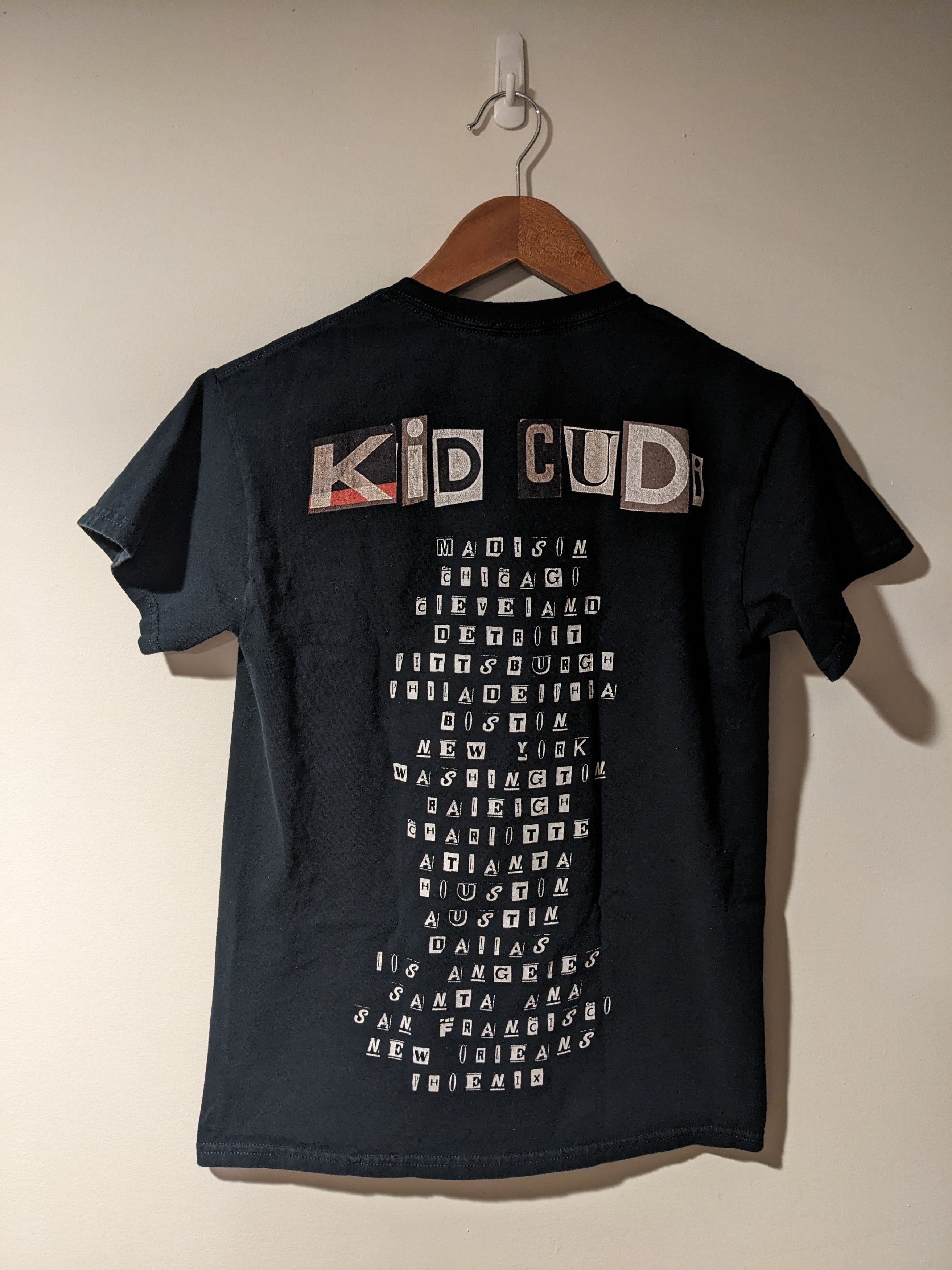 Kid Cudi × Vintage Vintage 2015 Kid Cudi Confused Tour Black Small T-Shirt Size US S / EU 44-46 / 1 - 5 Thumbnail