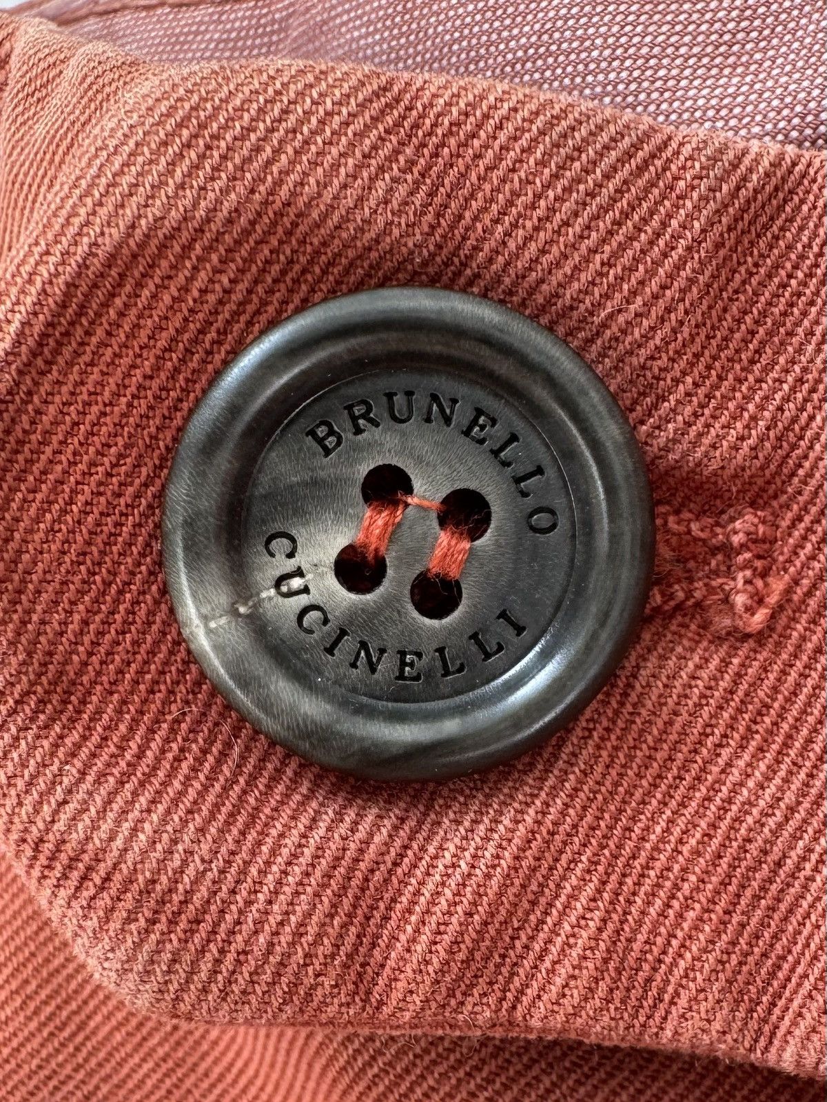 Brunello Cucinelli Brunello cucinelli burnt orange cargo shorts Size US 34 / EU 50 - 4 Thumbnail