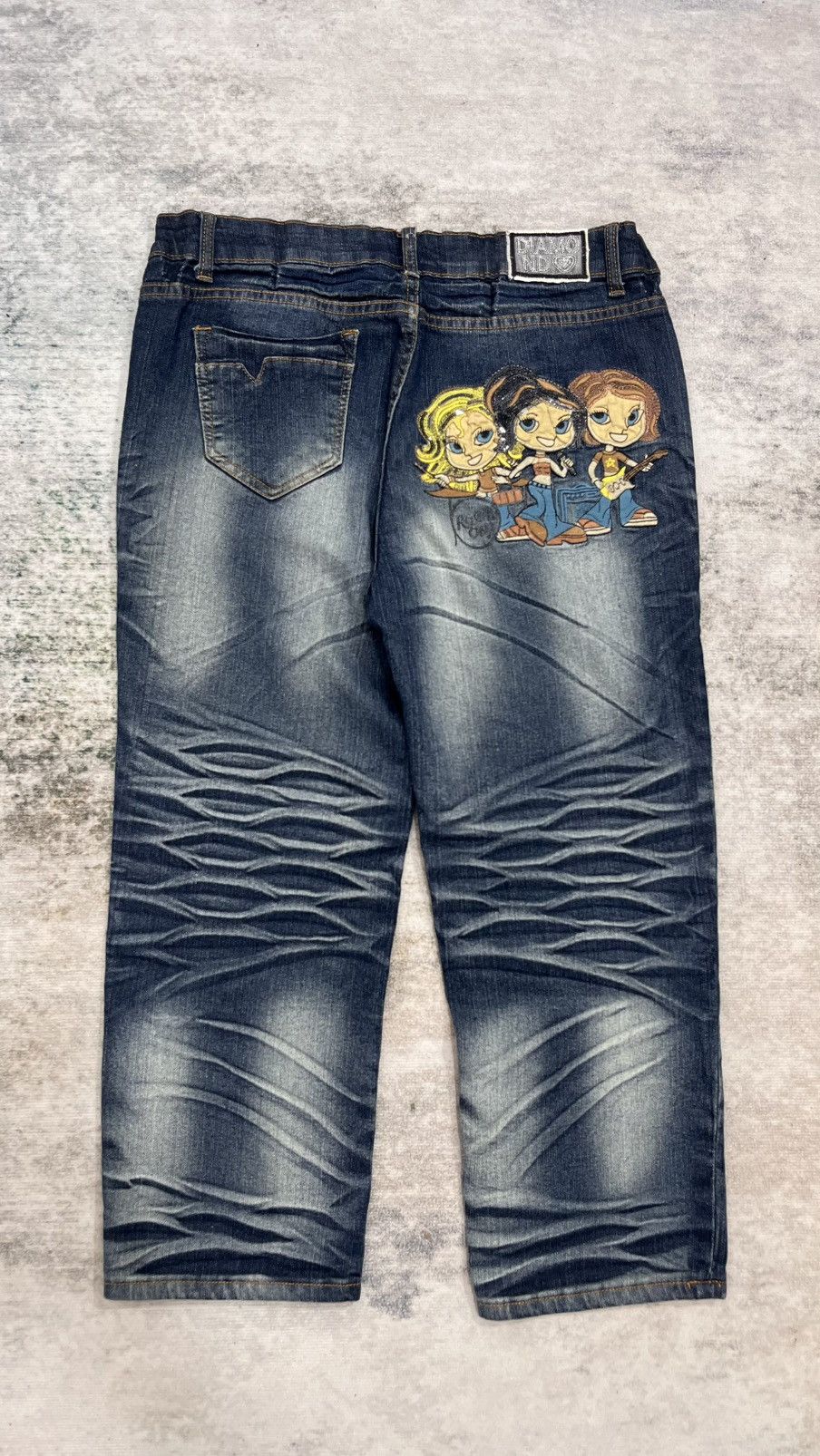If Six Was Nine Vtg Denim pants Y2k Style Size US 31 - 1 Thumbnail
