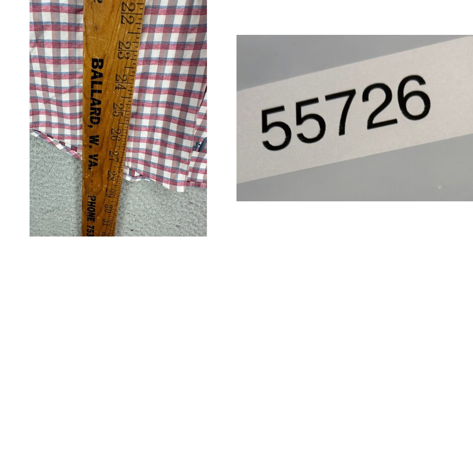 johnnie-O Johnnie-O Mead Performance Shirt Mens Small Red Plaid Nylon Blend Button-Up Size US S / EU 44-46 / 1 - 9 Thumbnail