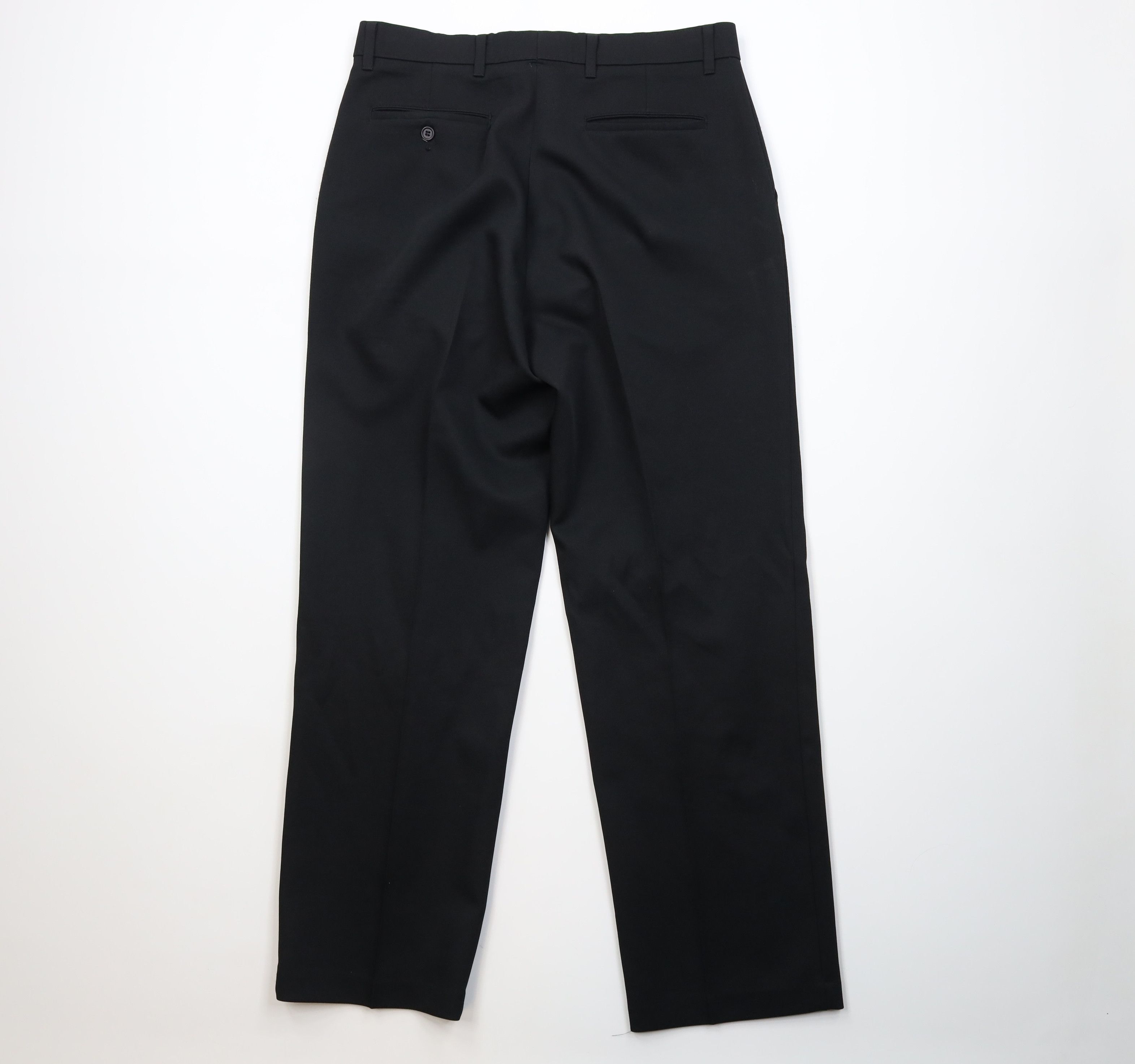 Levi's Vintage 90s Levis Flared Wide Leg Chino Pants Trousers Black Size US 34 / EU 50 - 10 Thumbnail