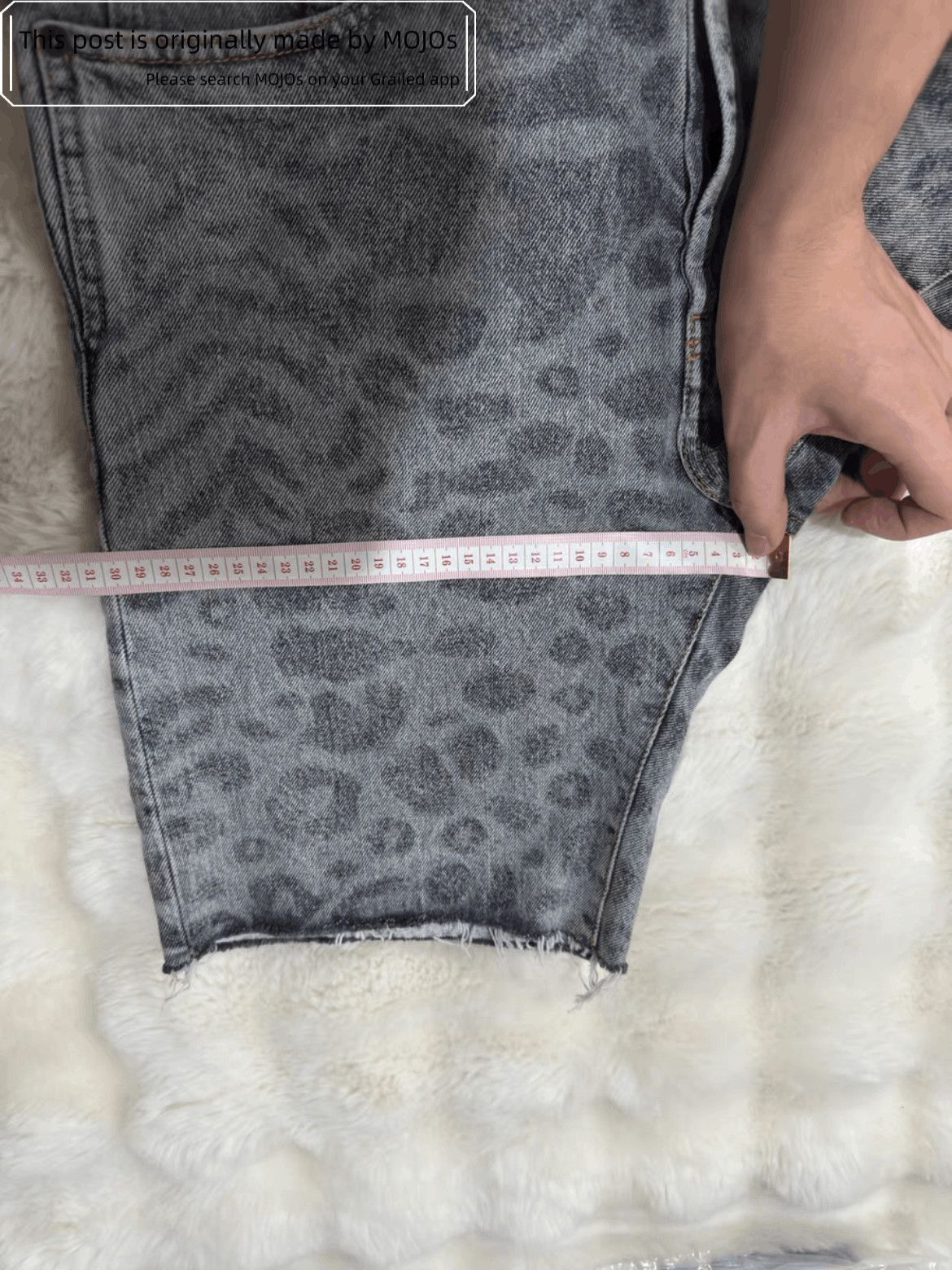 Saint Laurent Paris Saint Laurent Paris Leopard Pattern Distressed Denim Shorts Size US 31 - 4 Thumbnail