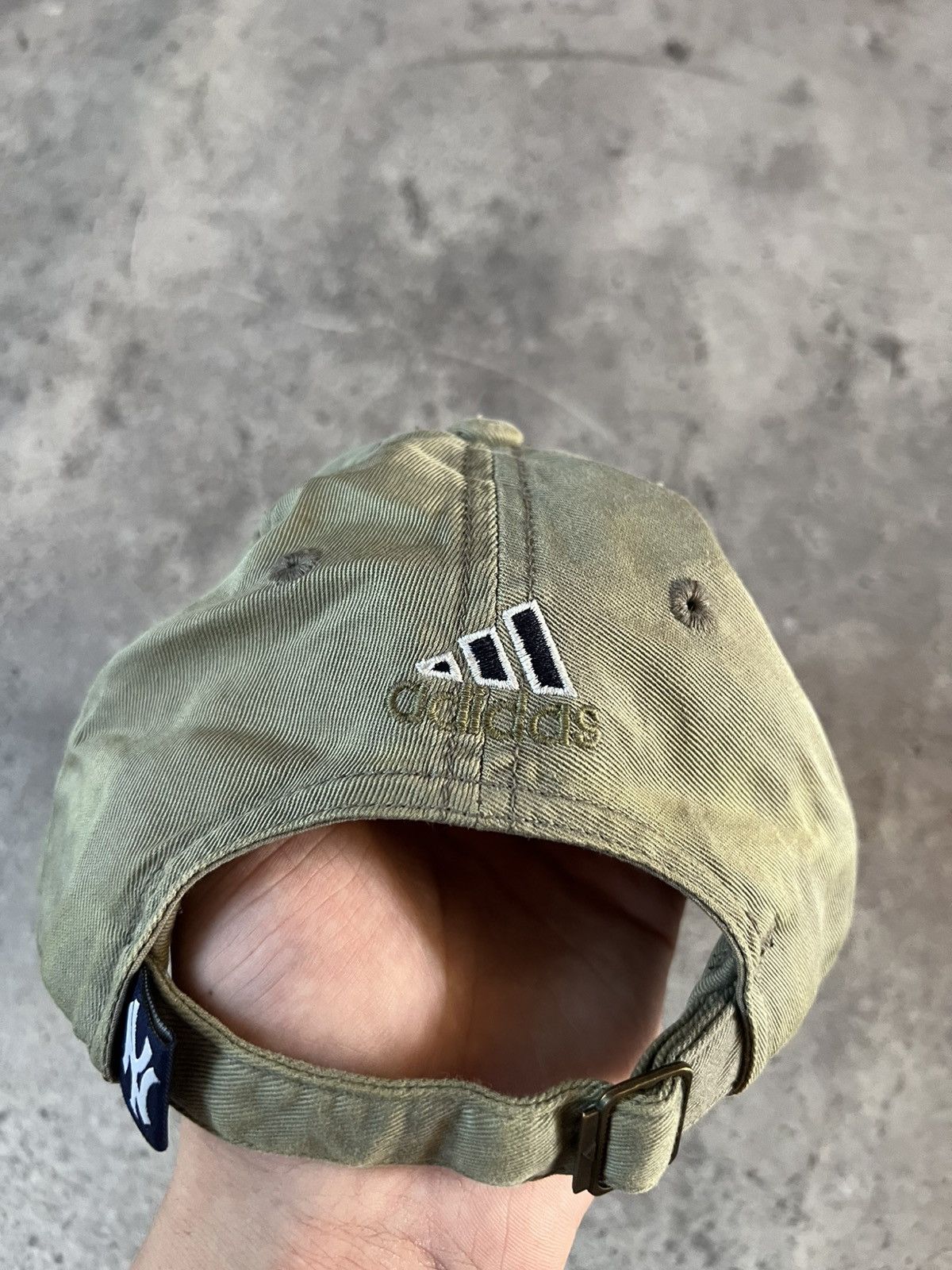 New York Yankees Adidas Vintage Hat New York Yankees NY Beige Rare Baseball Size ONE SIZE - 3 Thumbnail
