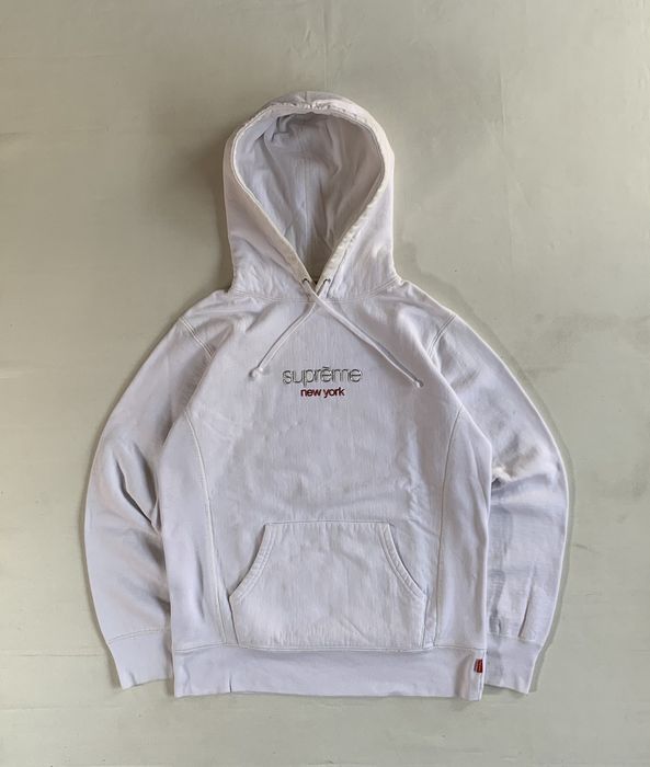 Supreme Supreme Chrome Classic Logo Hoodie | Grailed