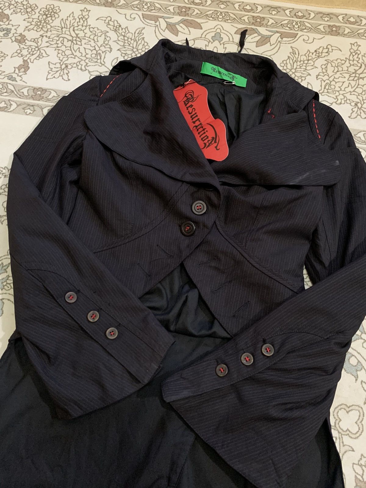 Japanese Brand GREAT ! RESURRECTION JAPANESE AVANT GARDE GOTHIC PUNK JACKET Size US S / EU 44-46 / 1 - 6 Thumbnail