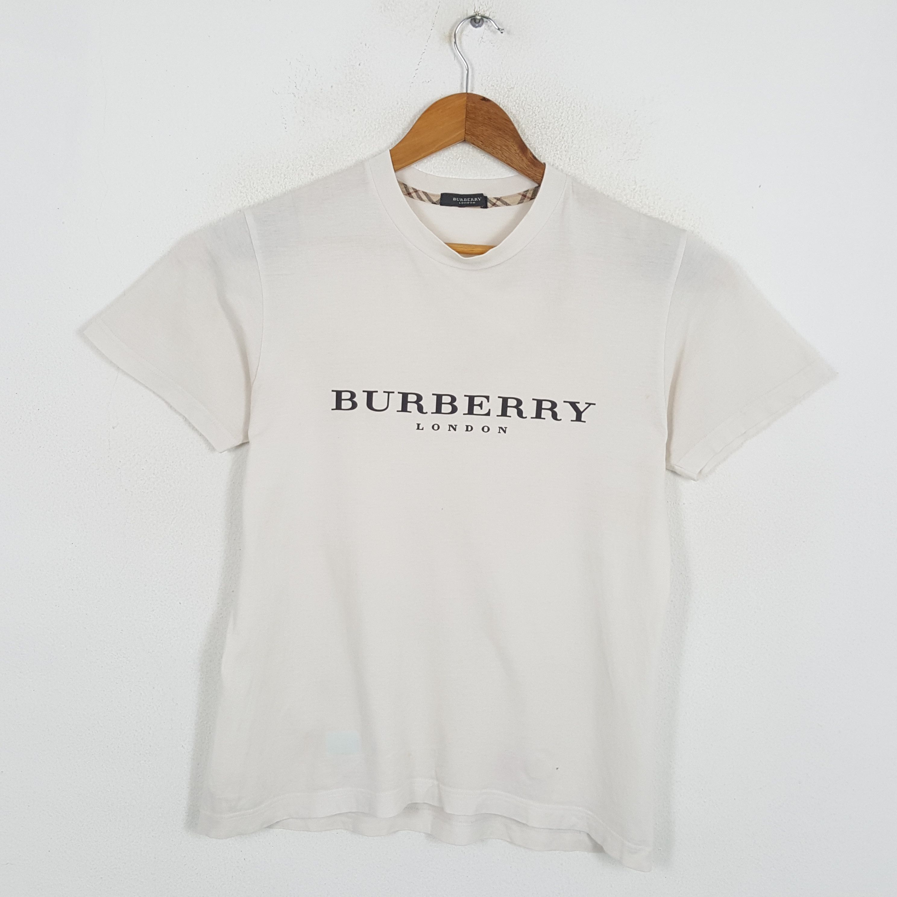 Vintage BURBERRY LONDON Fashion Brand T-Shirts