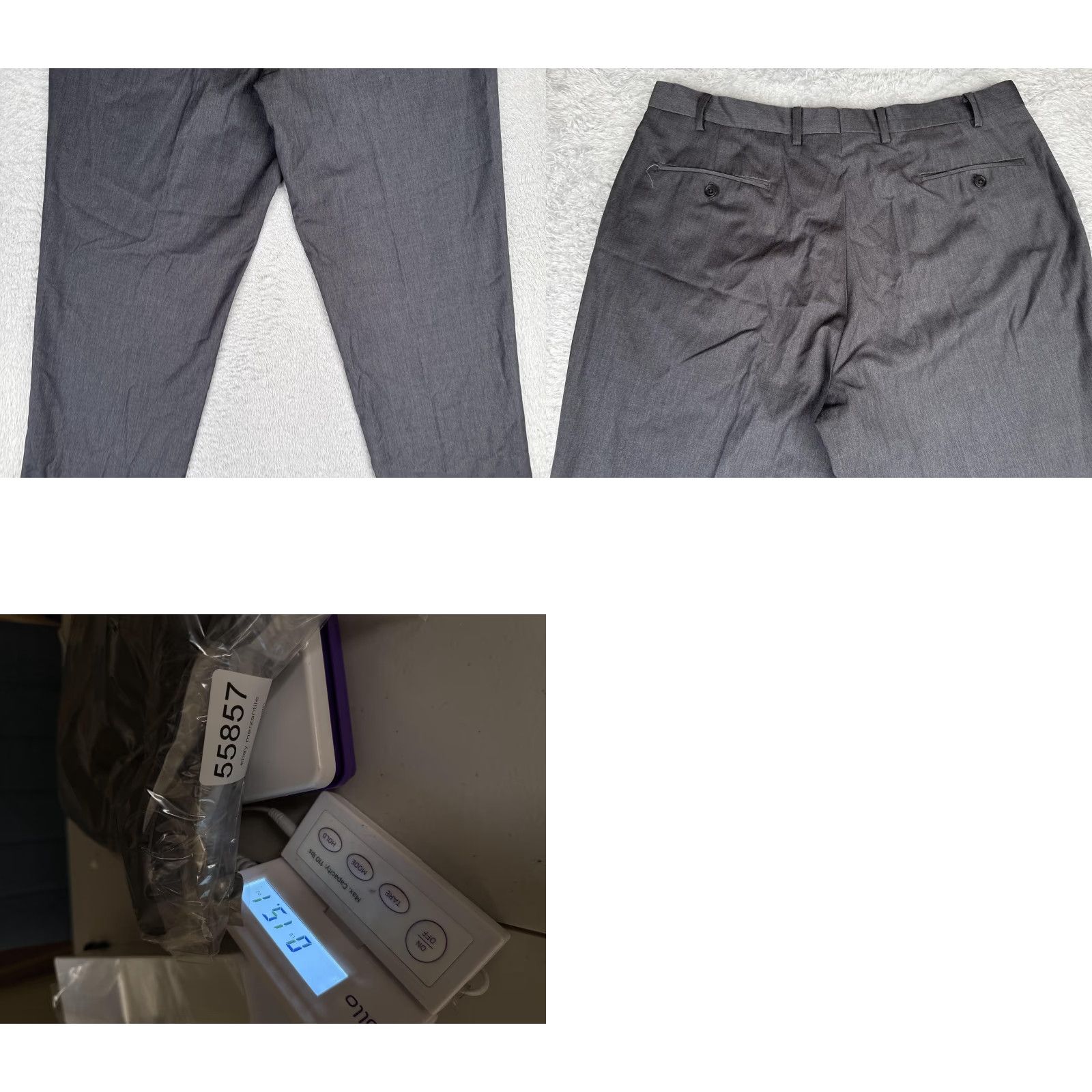 Ralph Lauren Lauren Ralph Lauren Pants Men 36x32 Gray Dress Pleated Straight Leg Office Rayon Size US 36 / EU 52 - 10 Thumbnail