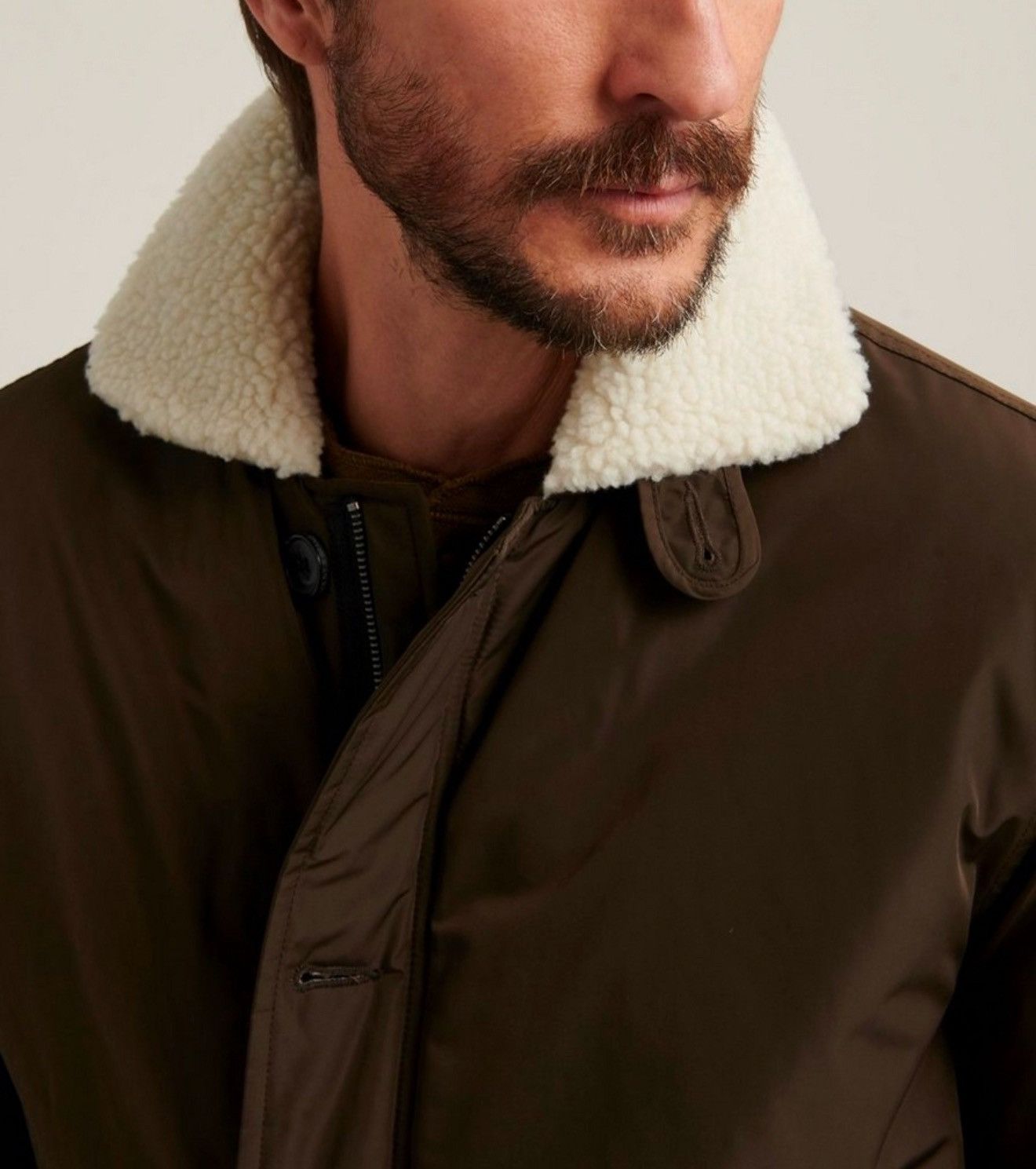 Lucky Brand Lucky Brand Sherpa Nylon Barn Coat Jacket Olive Size Medium Size US M / EU 48-50 / 2 - 7 Thumbnail