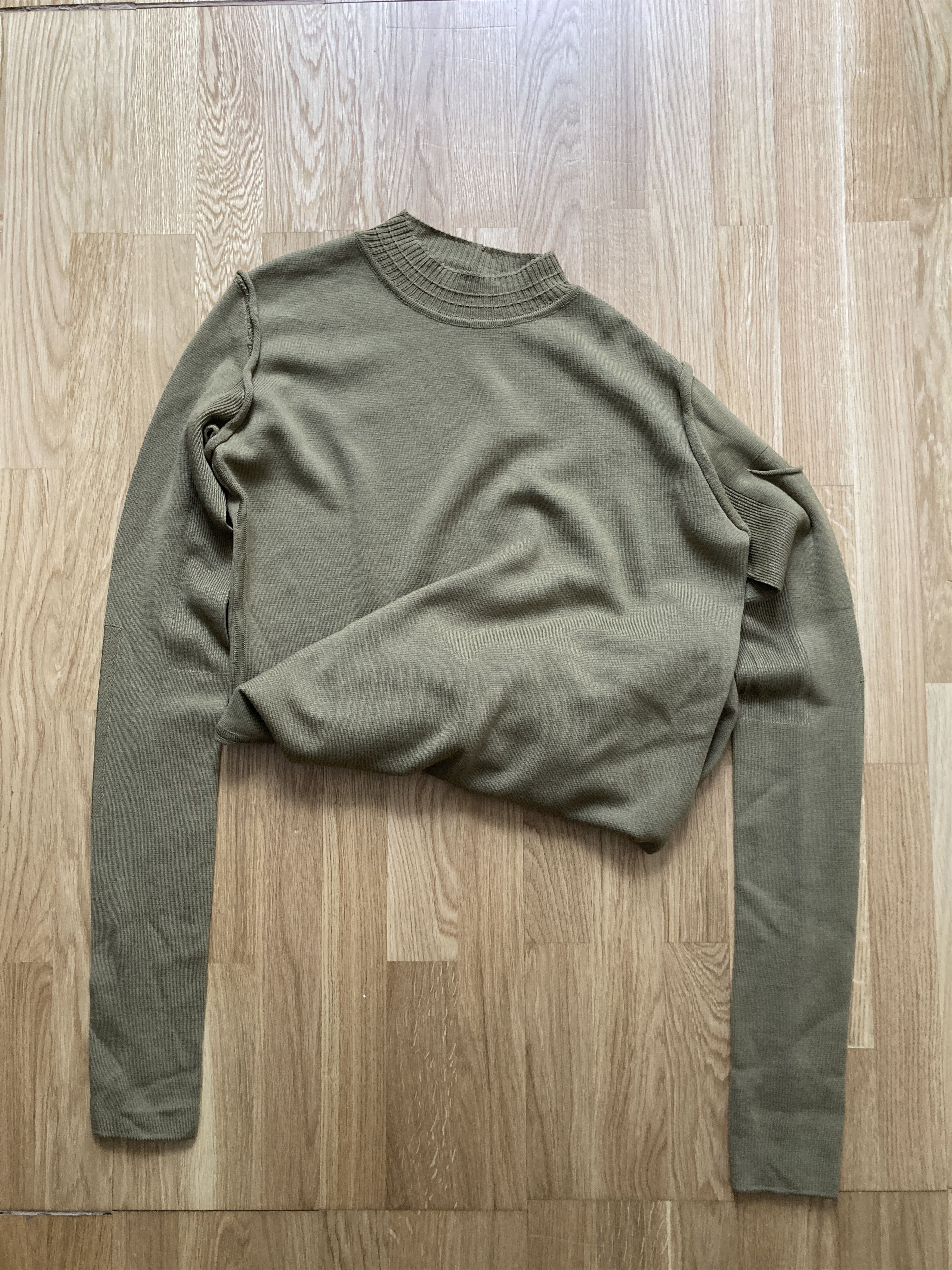 Rick Owens F/W 17 "GLITTER" Runway Subhuman Knit in Gold Rick Owens M Size M / US 6-8 / IT 42-44 - 2 Thumbnail