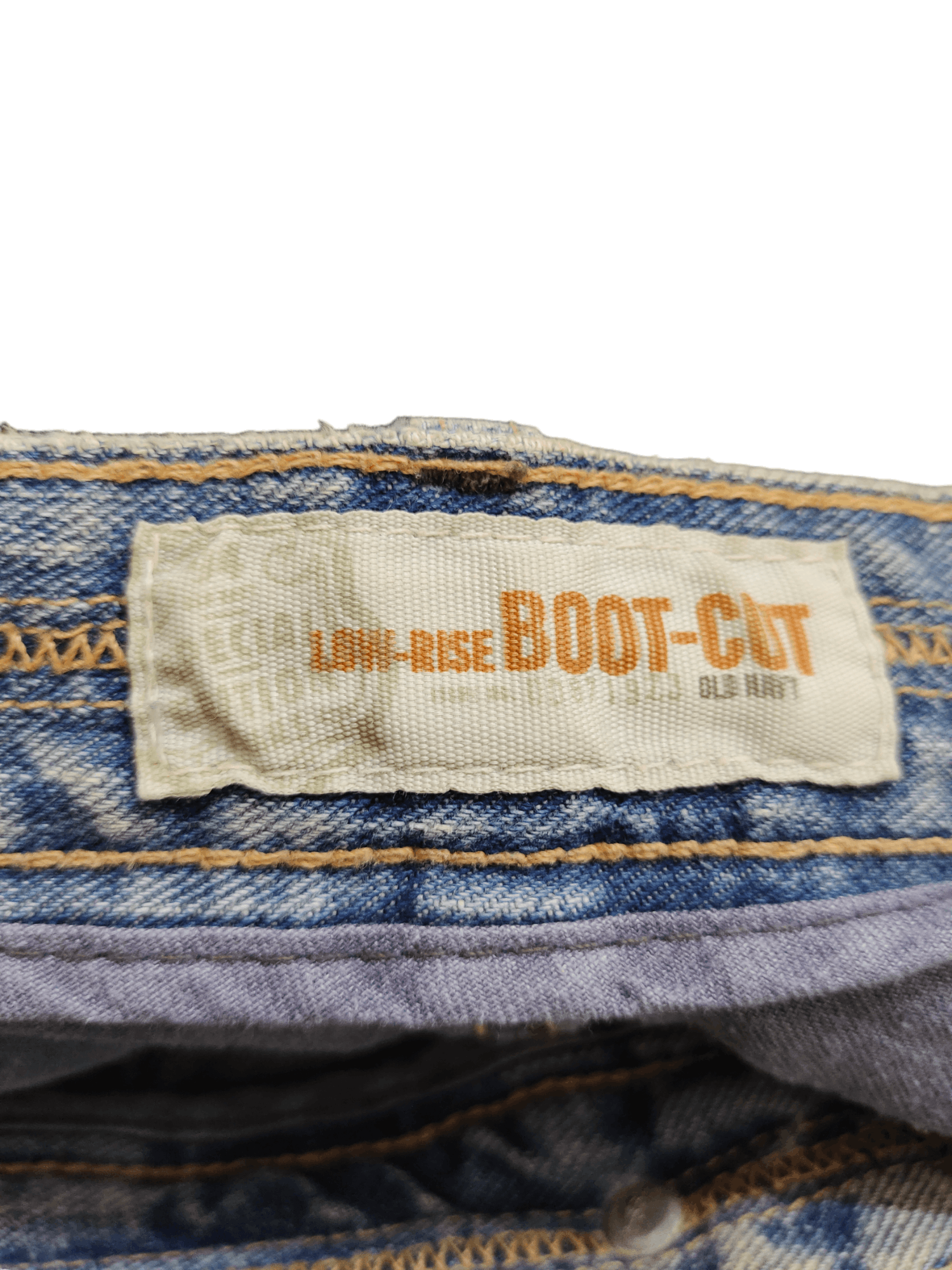 If Six Was Nine Flare Jeans Old navy Distress Faded Boot Cut Y2k Mudmax Size US 30 / EU 46 - 20 Thumbnail