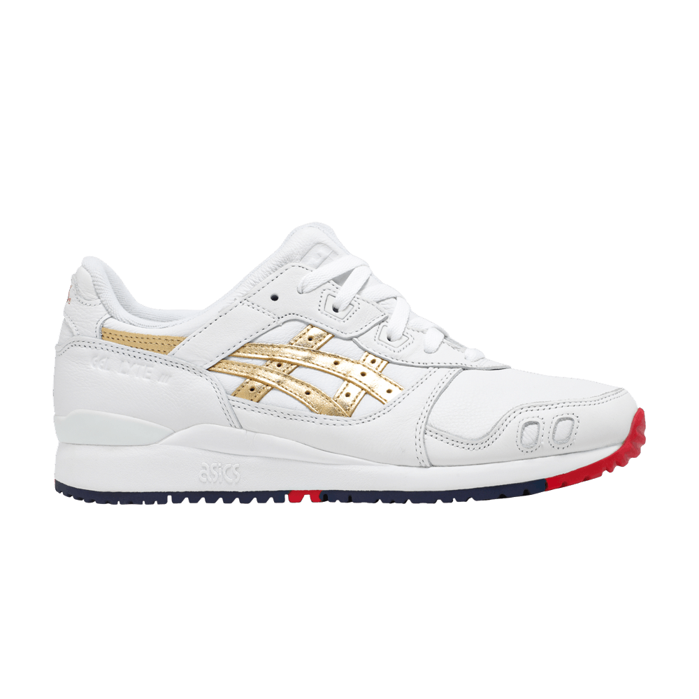 image of Kith X Gel Lyte 3 OG Tokyo Trio Pack - Super Gold Shoes in White, Men's (Size 11)