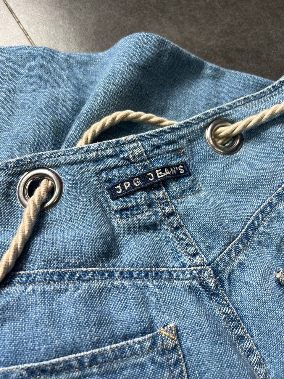 Jean Paul Gaultier Vintage Jean Paul Gaultier denim trompe l'oeil linen pants Size US 34 / EU 50 - 7 Thumbnail