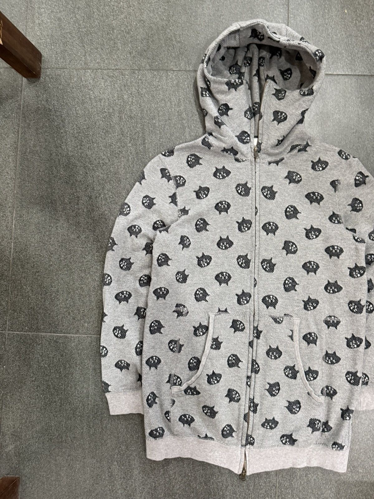 Vintage 90’s ISSEY MIYAKE RARE MULTI LOGO Y2K JAPANESE ZIP HOODIE Size US M / EU 48-50 / 2 - 4 Thumbnail