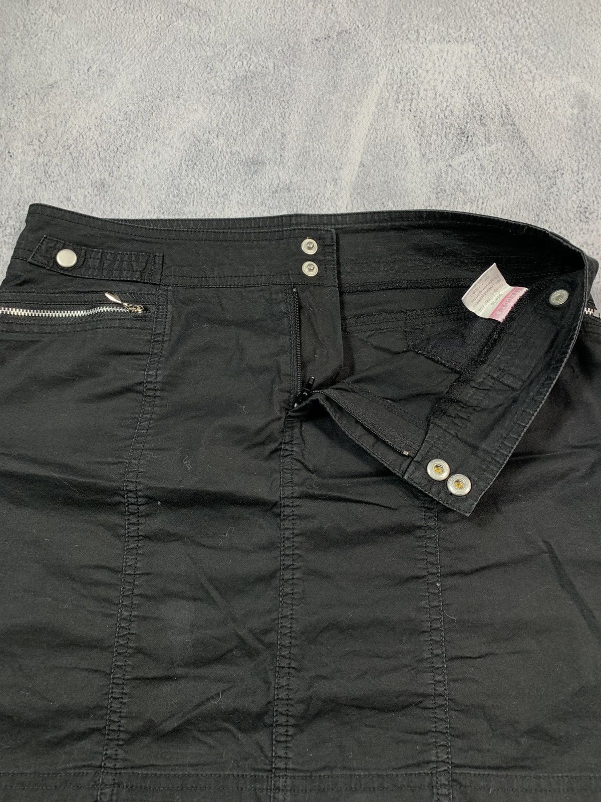 Japanese Brand × Vintage Vintage Y2K Avant Garde bondage mini skirt opium streetwear Size 31" - 4 Thumbnail