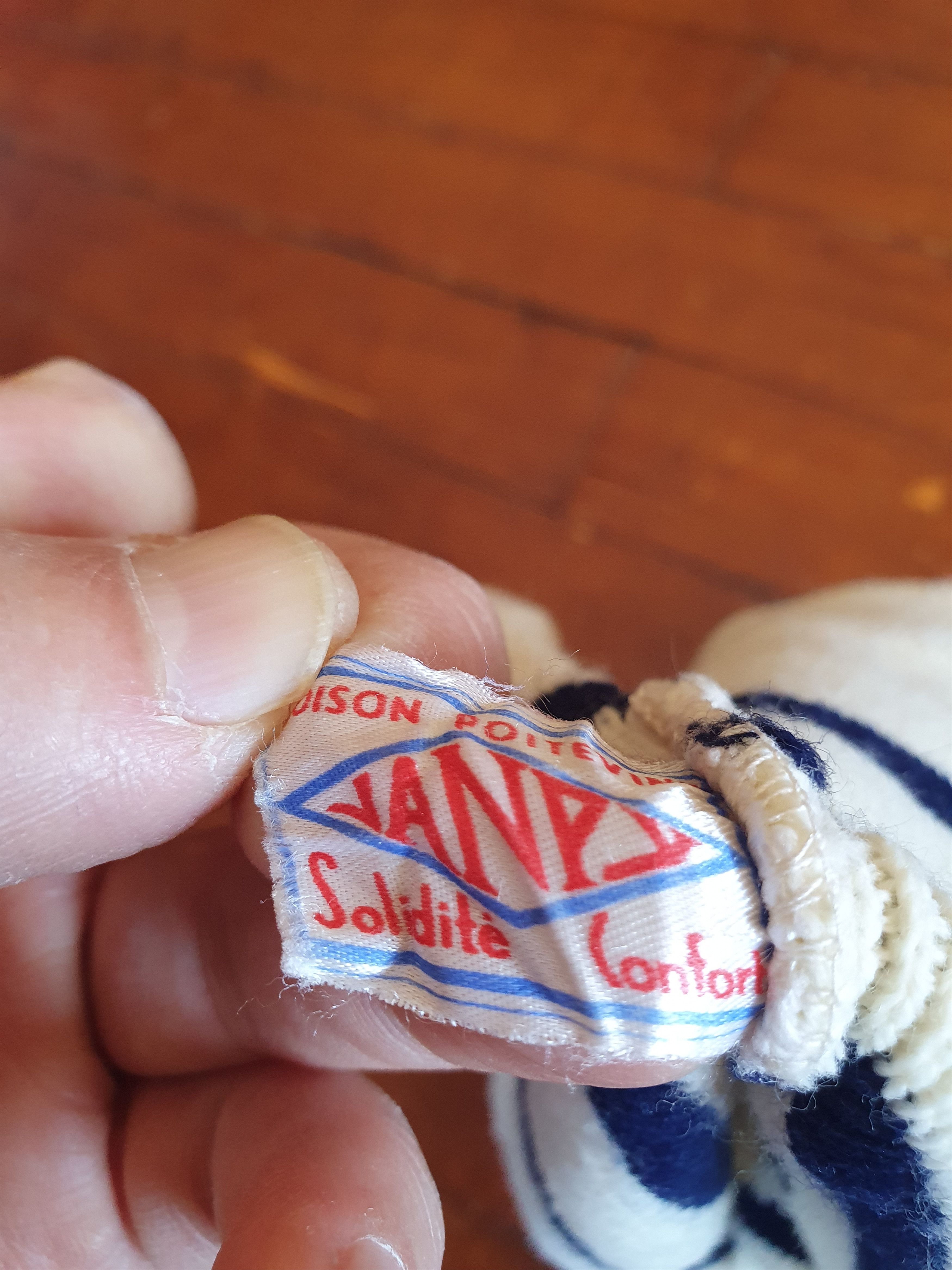 Vintage Janpy Vintage Navy Sailor Striped Beanie Hat Size ONE SIZE - 3 Thumbnail