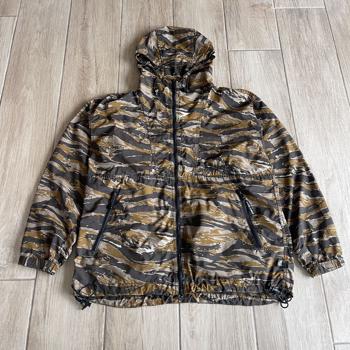 Hysteric Glamour Tiger Camo Embroidery Rock Logo Windbreaker Jacket Size US L / EU 52-54 / 3 - 1 Thumbnail