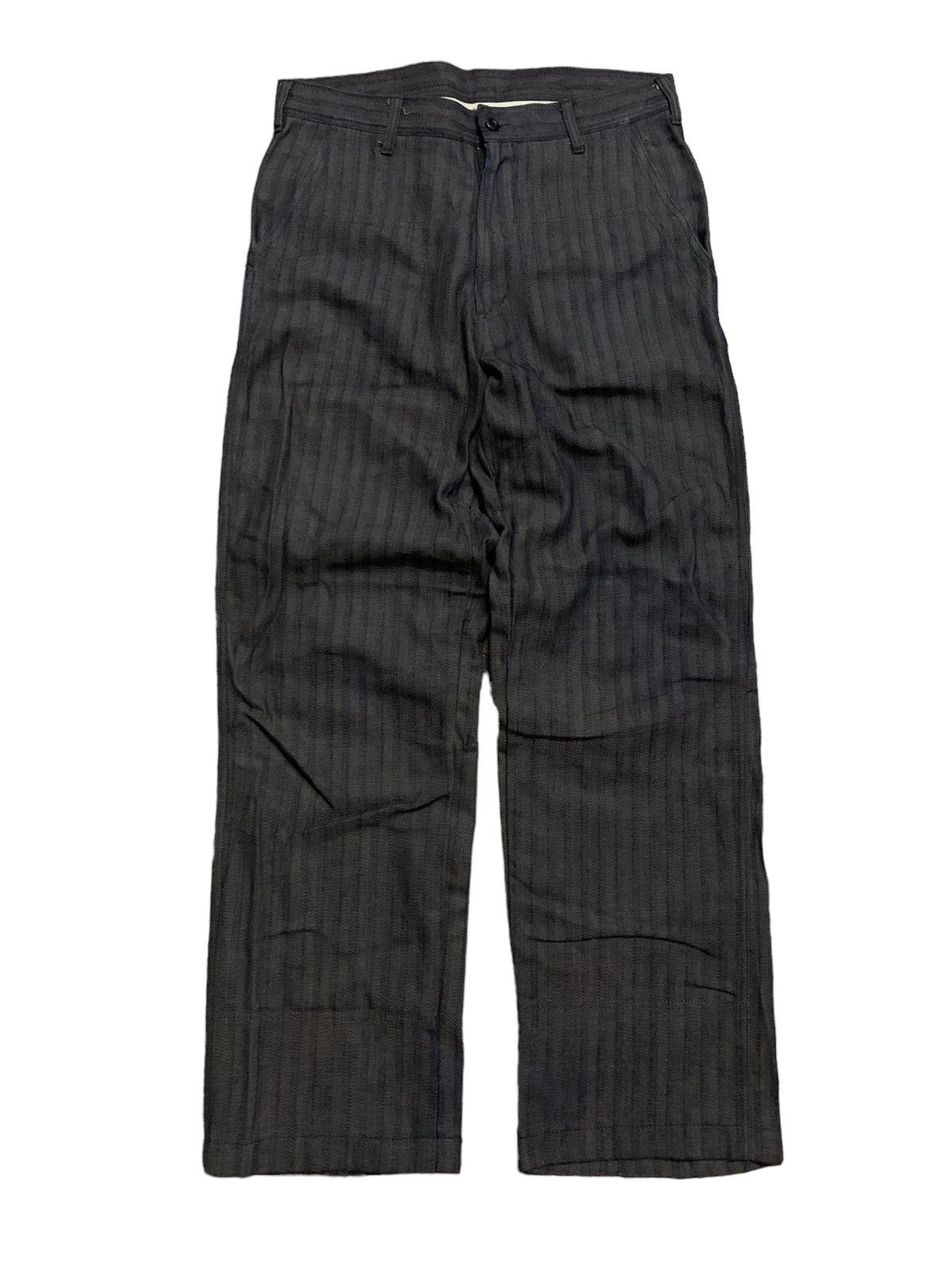 Comme des Garcons Homme Plus 💥Japanese designer GGD Grand Global Stripe Pant Size US 32 / EU 48 - 4 Thumbnail