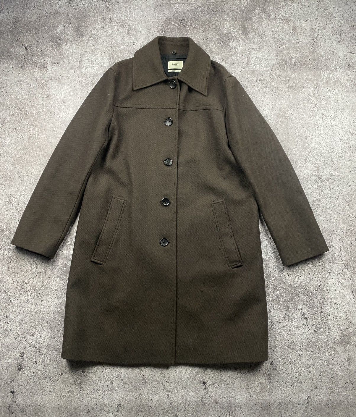 Autumn Cashmere × Bally 🤝BALLY Chesterfield WOOL LONG BROWN COAT LUXURY JACKET Size US S / EU 44-46 / 1 - 1 Thumbnail