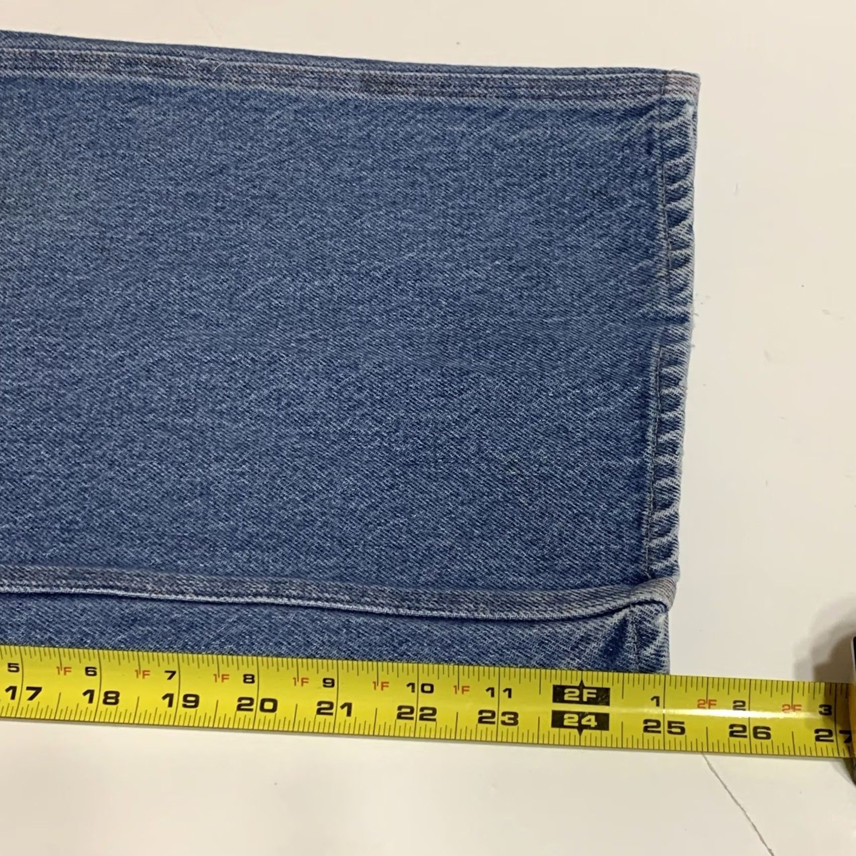 Vintage VINTAGE Big Mac Men's Carpenter Jeans 38x25 Denim Blue Workwear Distressed? No, Stained? No, 5-Pocket Design, Belt Loops Mens Jeans Size US 38 / EU 54 - 7 Thumbnail