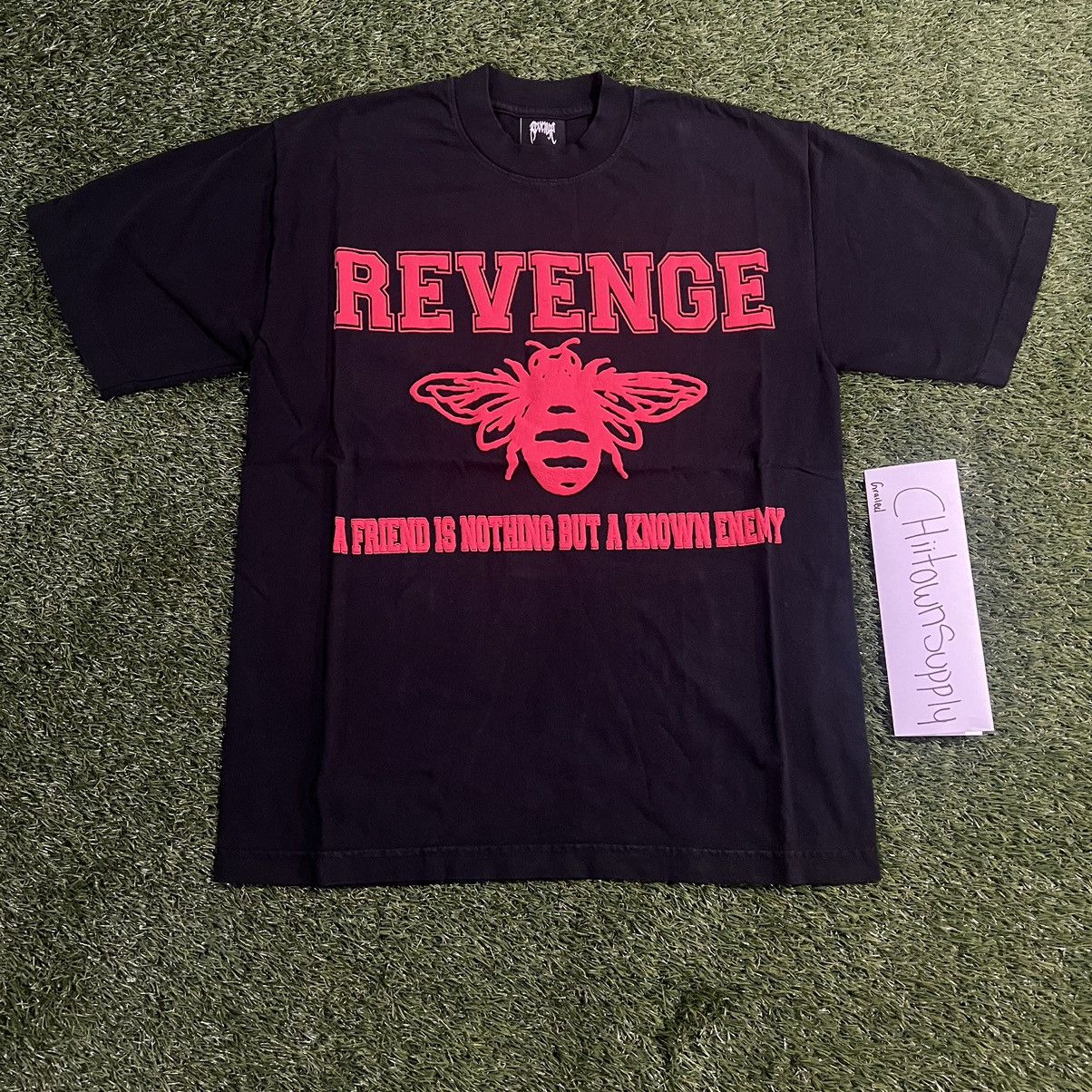 Revenge Revenge Friend Tee Ivy Black/Red Size Small Size US S / EU 44-46 / 1 - 1 Thumbnail