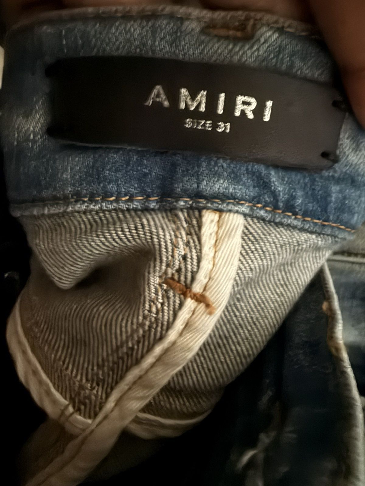Amiri 🔥 Amiri logo jeans 🔥 Size US 31 - 13 Thumbnail