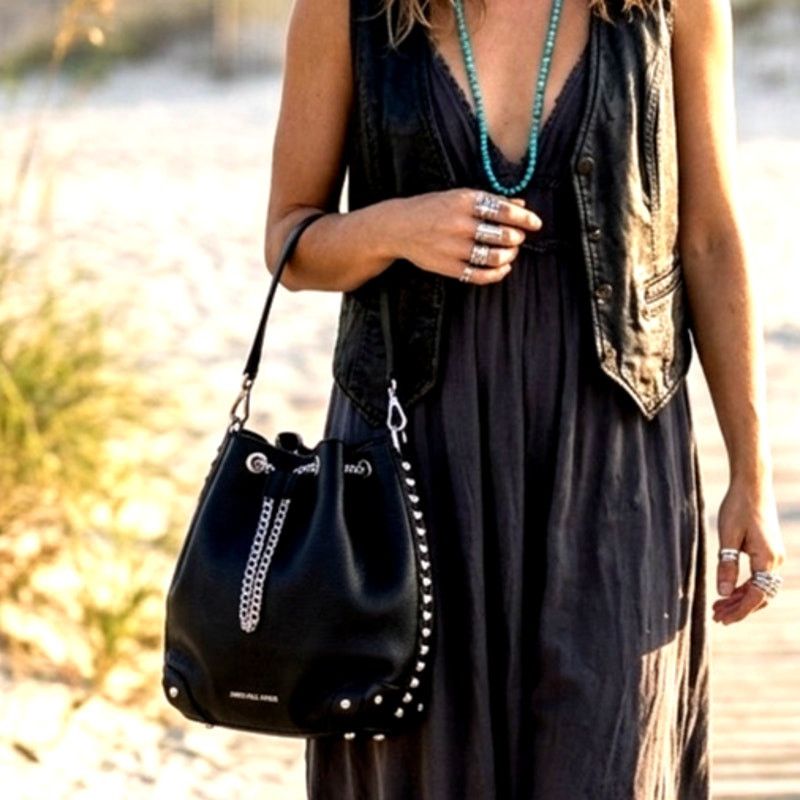 Michael Kors Michael Kors Alanis Pebbled Leather Bucket shoulder Bag Size ONE SIZE - 1 Thumbnail