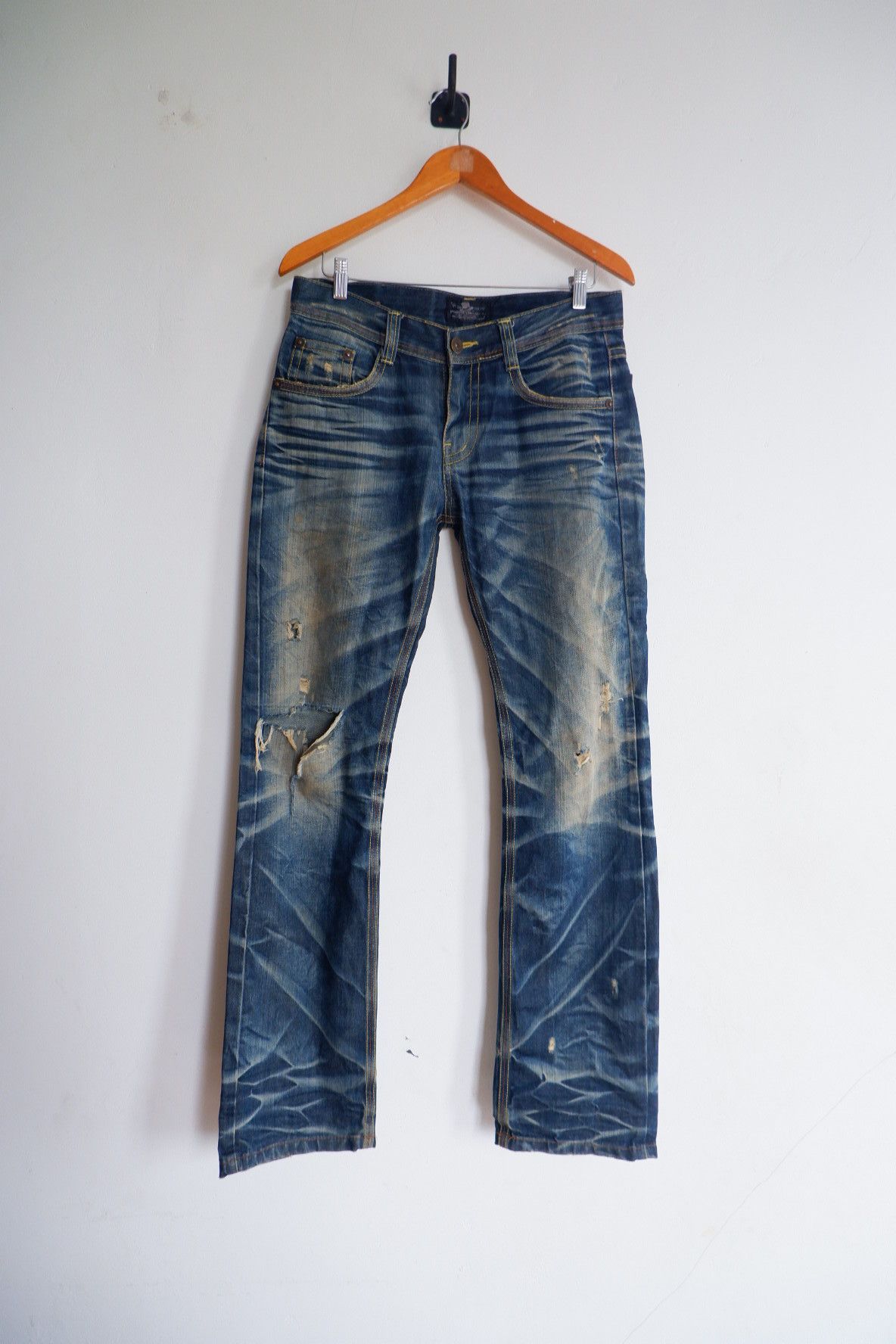 If Six Was Nine Vintage Slacks Japan Ripped Jeans Size US 32 / EU 48 - 1 Thumbnail