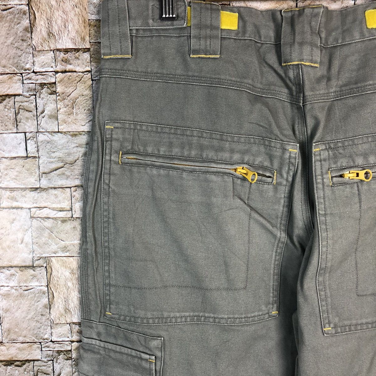 Japanese Brand Soljan Grey tactical utility Cargo Multipocket Pants #A357 Size US 32 / EU 48 - 20 Thumbnail