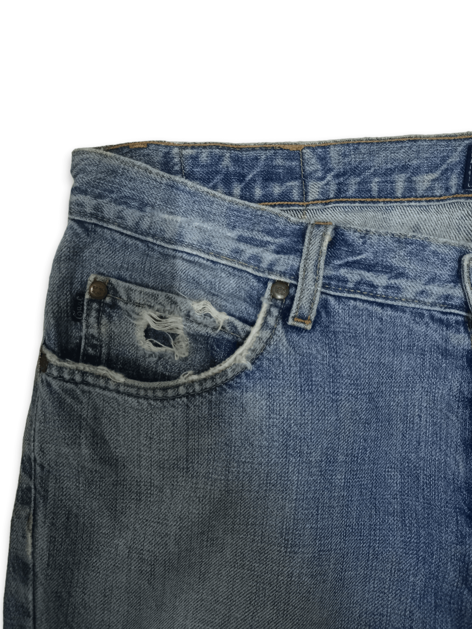 Earl Jeans Vintage USA Earl Jean Western Distressed Flare Jeans Size US 33 - 4 Thumbnail